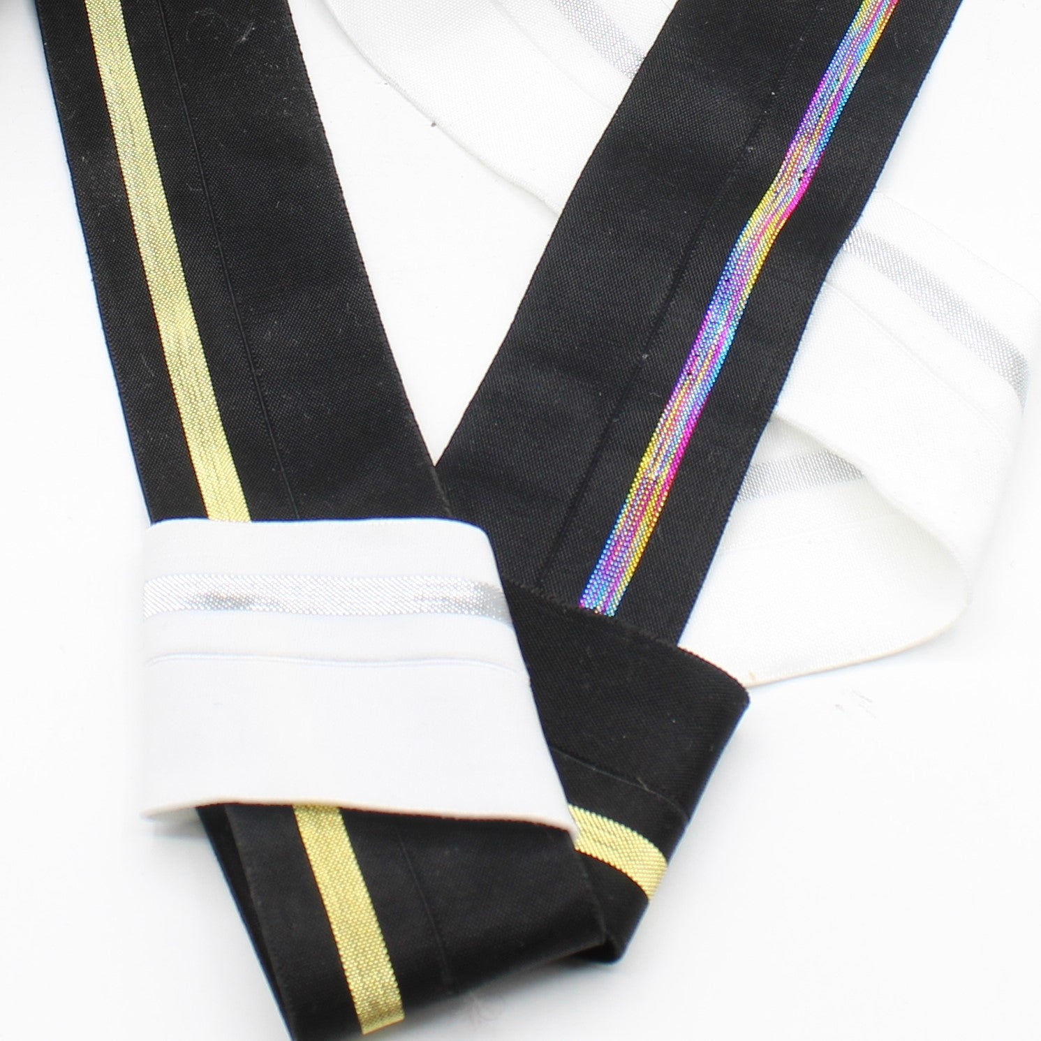 Prefolded Lurex Elastic Band 40 mm for Sewing #ELA2066