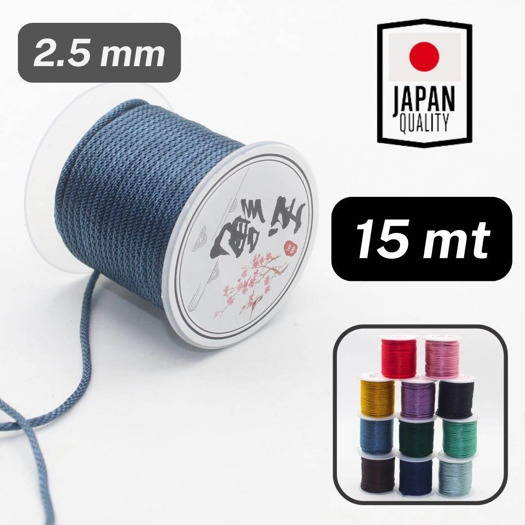 Roll of 15 meters Extra Strong Cord 2.5mm Japanese Quality - ACCESSOIRES LEDUC BV