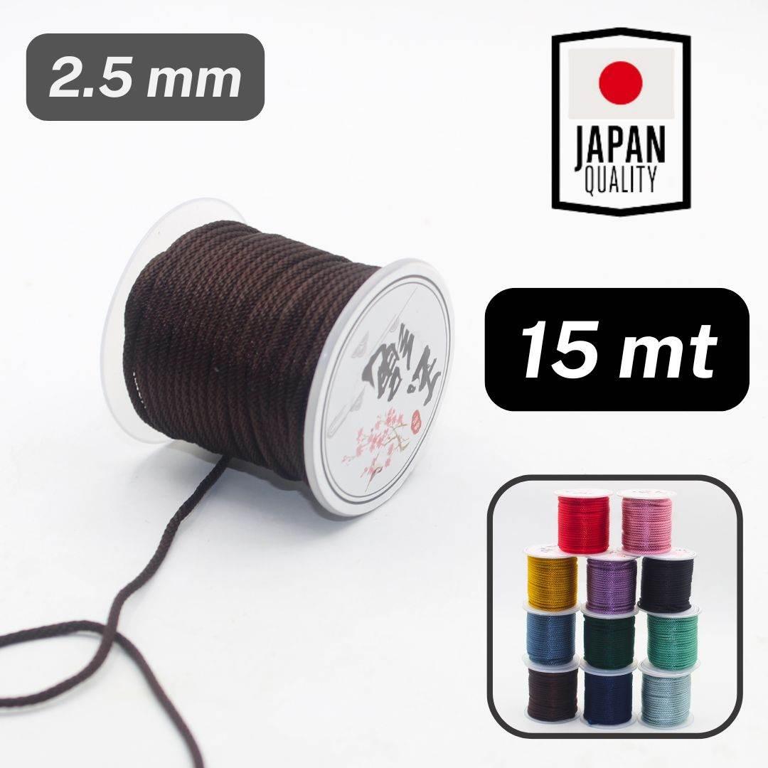 Roll of 15 meters Extra Strong Cord 2.5mm Japanese Quality - ACCESSOIRES LEDUC BV