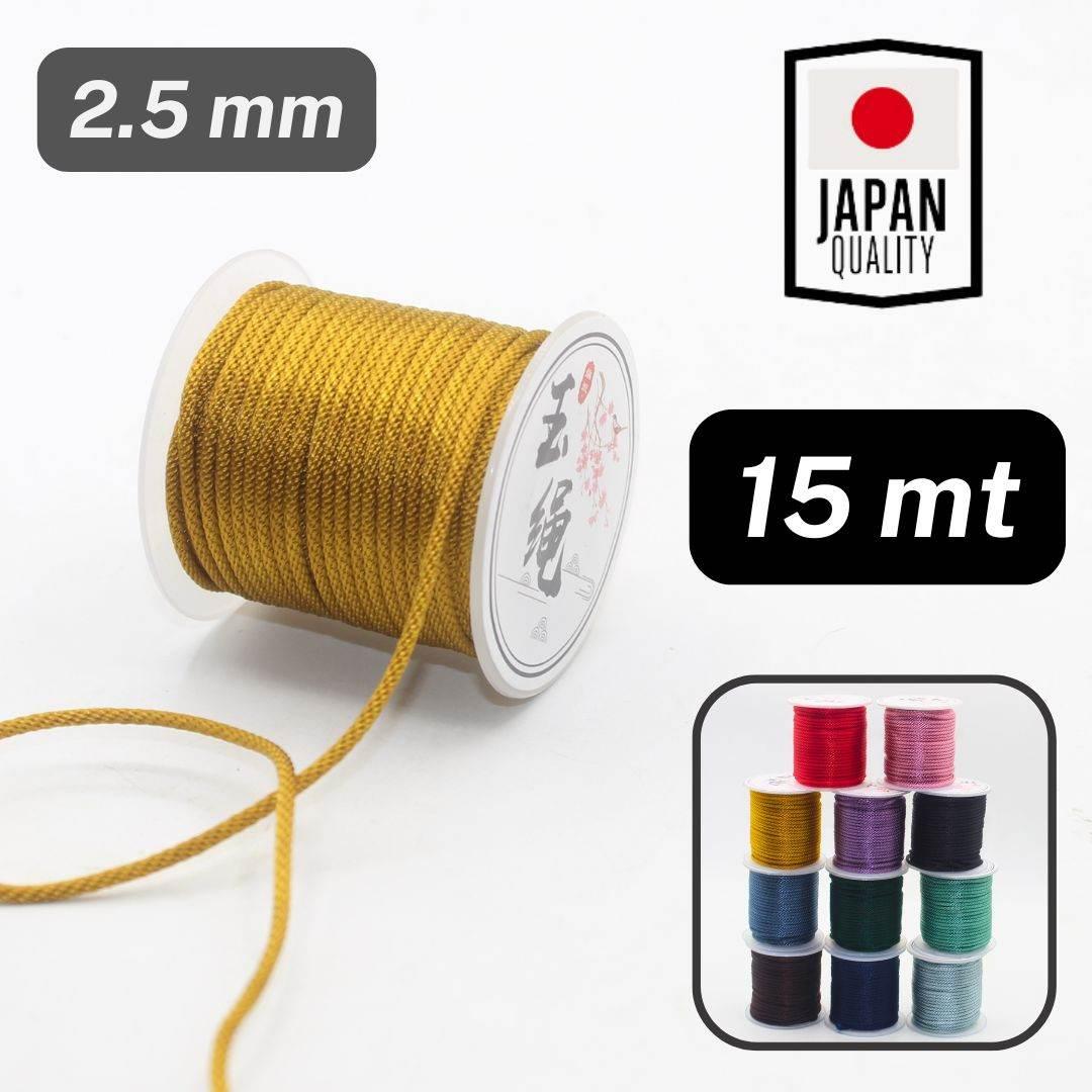 Roll of 15 meters Extra Strong Cord 2.5mm Japanese Quality - ACCESSOIRES LEDUC BV