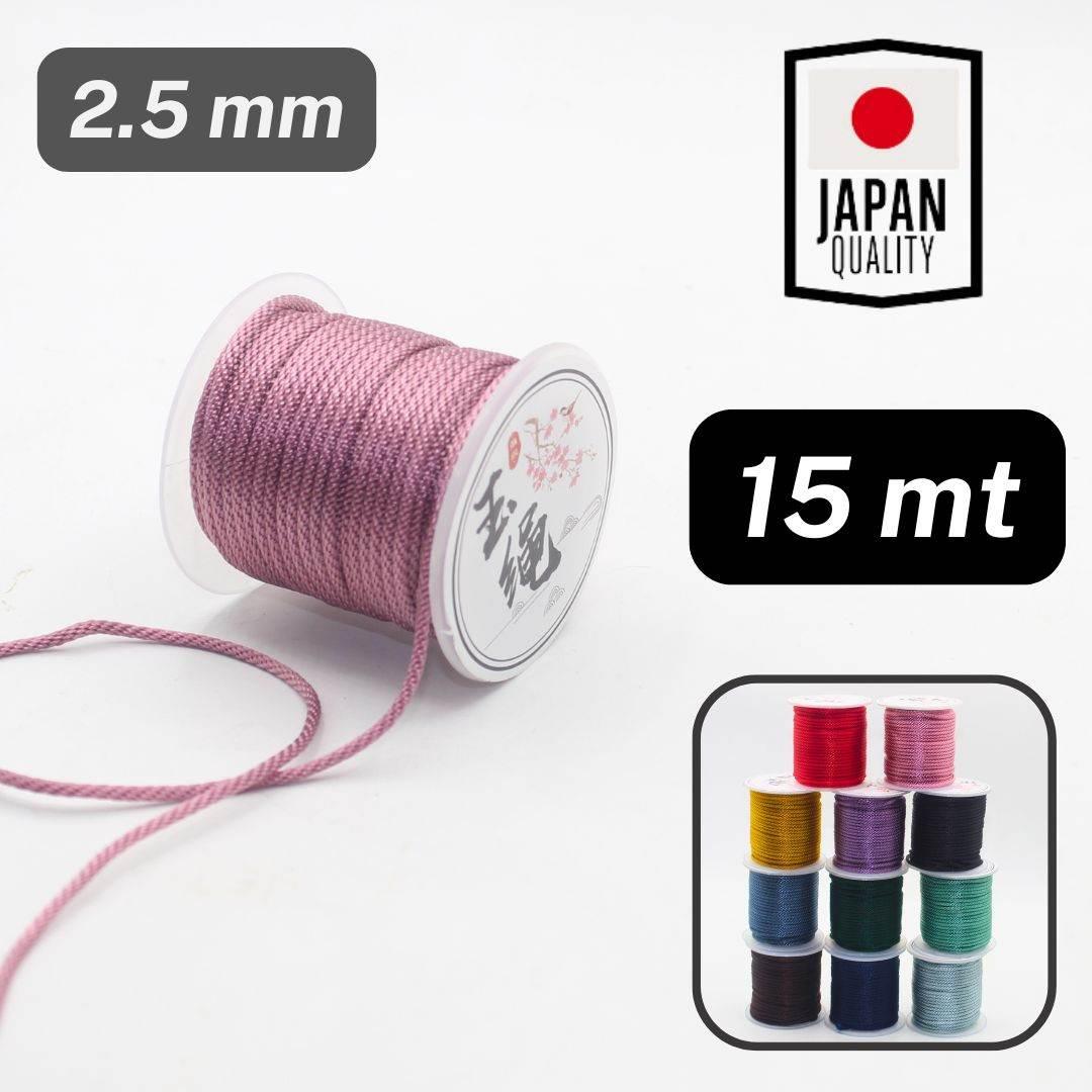 Roll of 15 meters Extra Strong Cord 2.5mm Japanese Quality - ACCESSOIRES LEDUC BV
