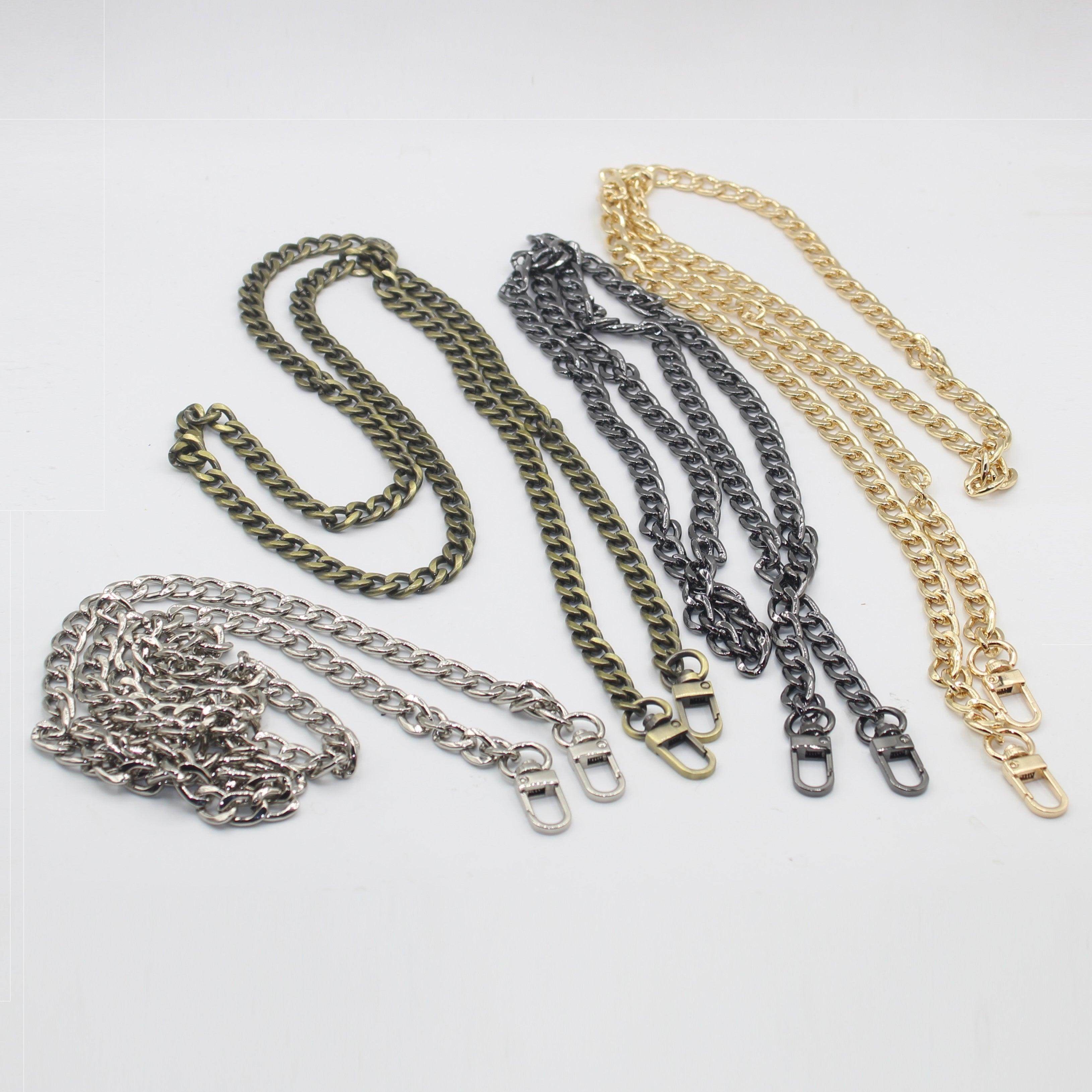 100cm long Chain with Lobsters (rings 14mm long, 10mm high) #CHAIN538 - ACCESSOIRES LEDUC BV