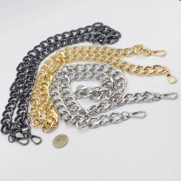 100cm long Chain with Lobsters (rings 25mm long, 19mm high) #CHAIN539 - ACCESSOIRES LEDUC BV