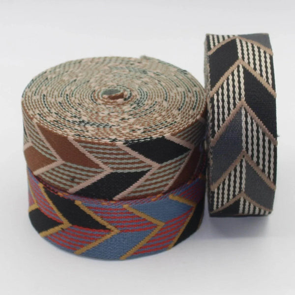 38mm Webbing with Multi Arrows 5/10/45mt #RUB3546 - ACCESSOIRES LEDUC BV