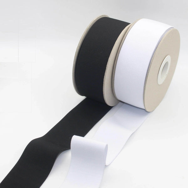 Wide Boxer Short Elastic 50mm Black or White #ELA1298 - ACCESSOIRES LEDUC BV