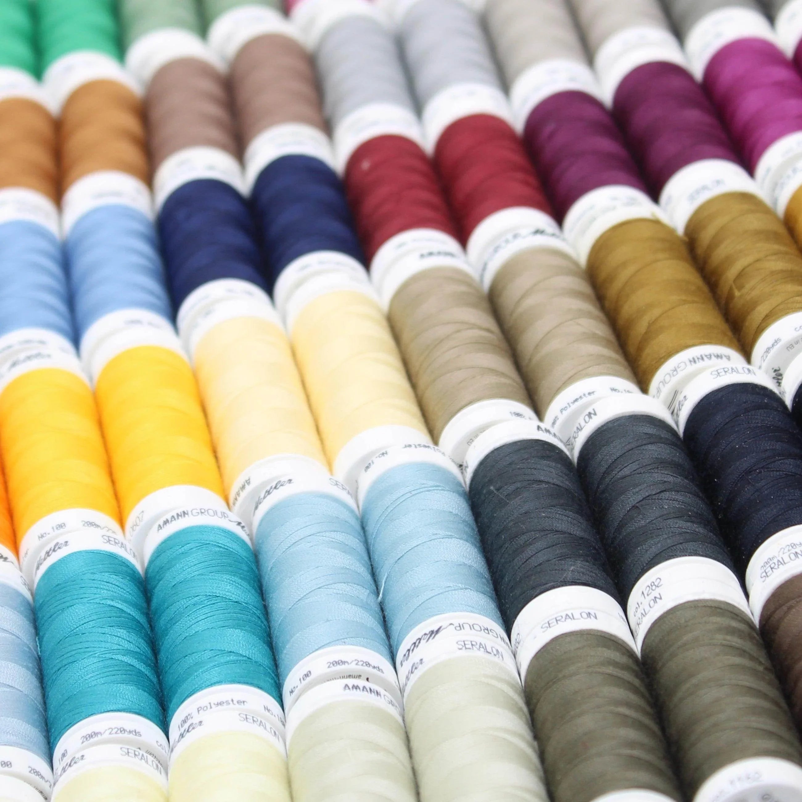 Amann Mettler Seralon Yarn 200mt - 100% Polyester - Oekotex - Made in Europe - ACCESSOIRES LEDUC BV