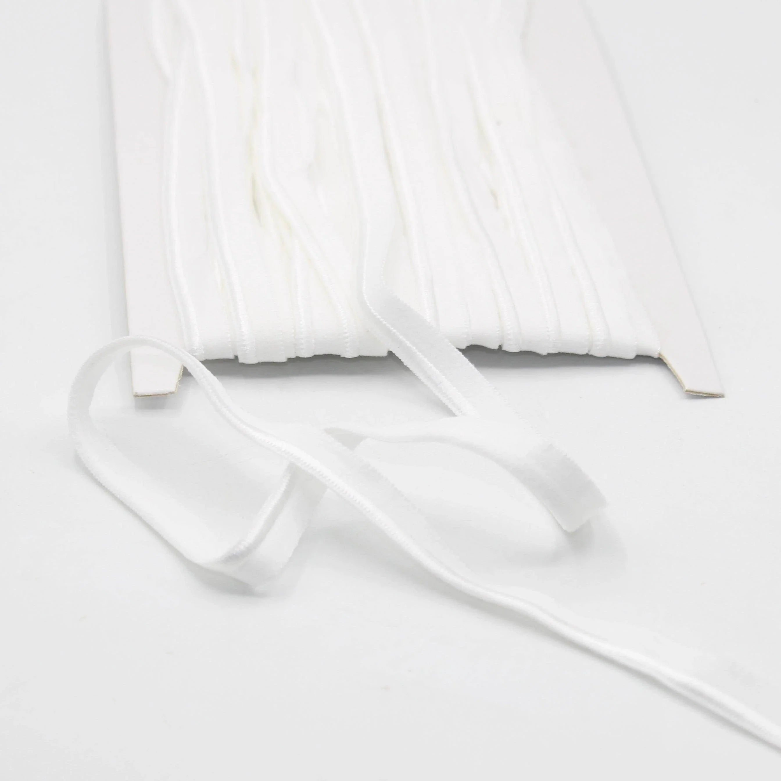 10 meters Elastic Piping Black or White 10mm #ELA3608 - ACCESSOIRES LEDUC BV