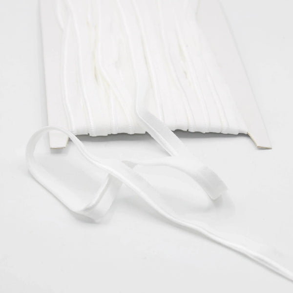 10 meters Elastic Piping Black or White 10mm #ELA3608 - ACCESSOIRES LEDUC BV