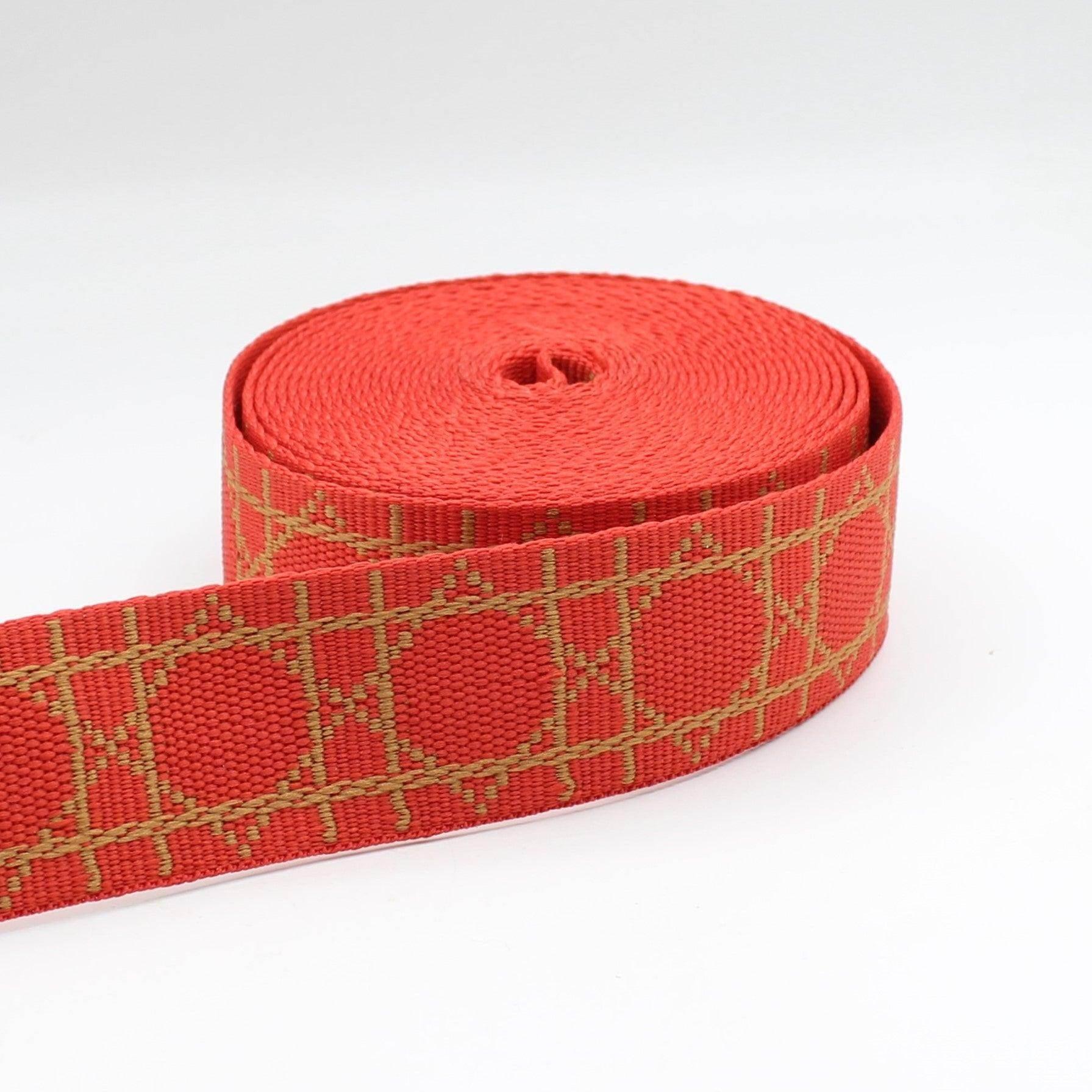 5 Meters 38mm Octagone Webbing #RUB1947 - ACCESSOIRES LEDUC BV