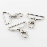 Set of 3 Snap Hooks (Lobster Buckles) - for tapes up to 35mm - ACCESSOIRES LEDUC BV