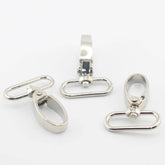 Set of 3 Snap Hooks (Lobster Buckles) - Oval Shape - for tapes up to 30mm - ACCESSOIRES LEDUC BV