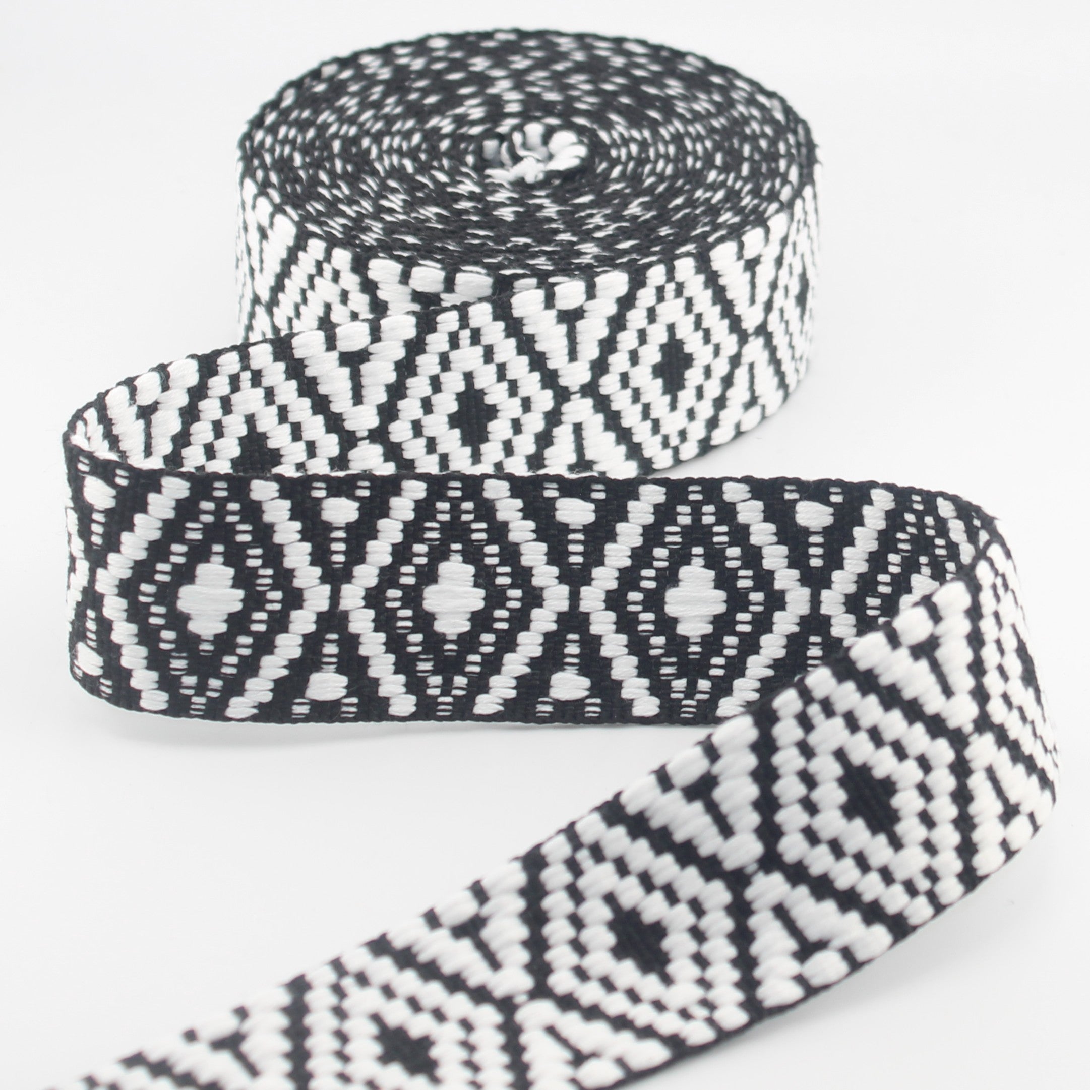 5 meters 38mm Bicolor Ethnic Webbing #RUB1970