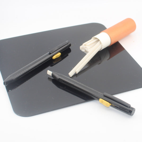2pc Leather & Fabric Marking Pen Set (20 Wax Refills)