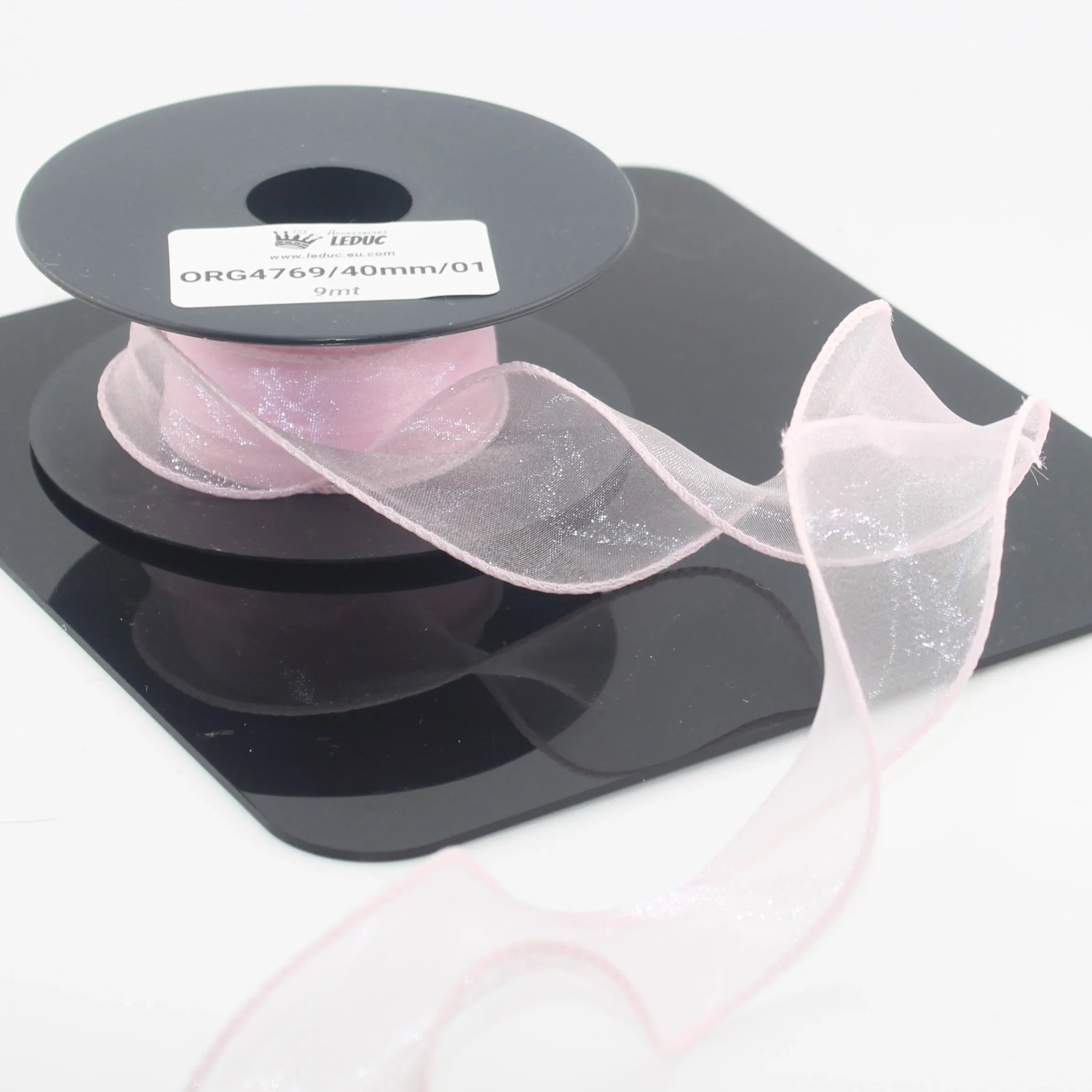 9 meters 40mm Corrugated Organza Ribbon #ORG4769 - ACCESSOIRES LEDUC BV