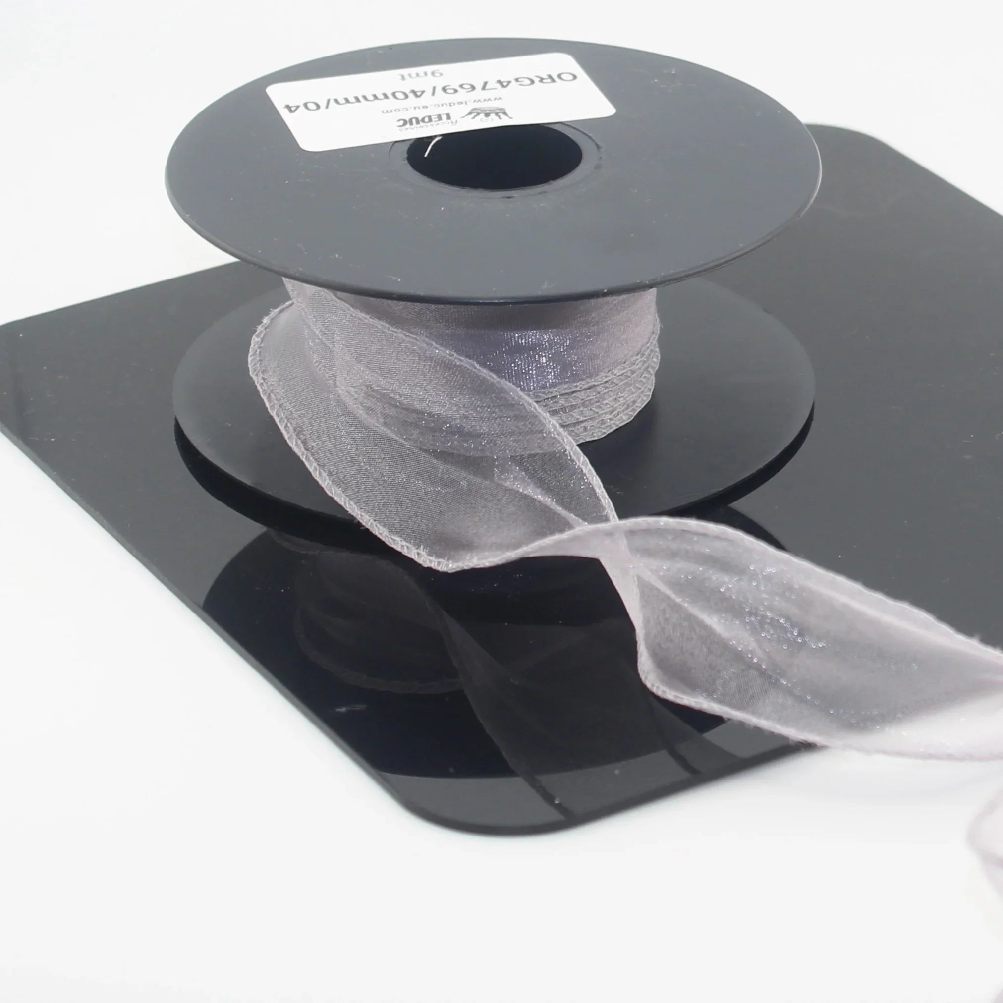 9 meters 40mm Corrugated Organza Ribbon #ORG4769 - ACCESSOIRES LEDUC BV