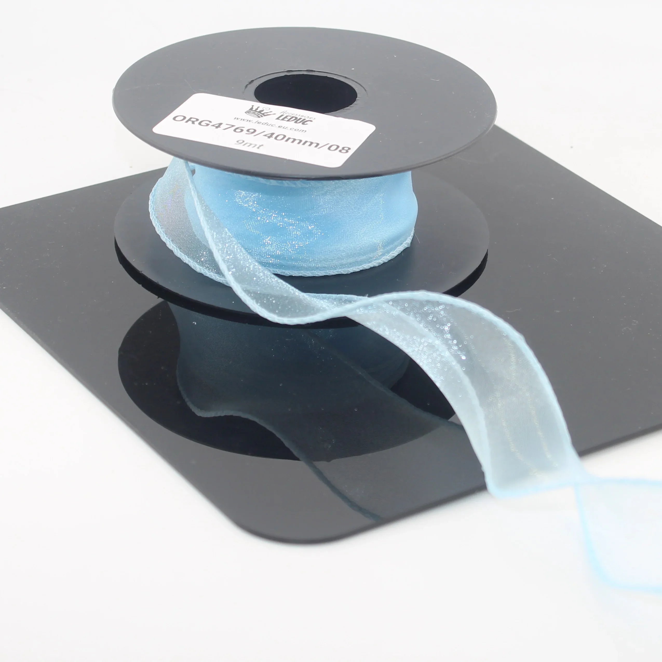 9 meters 40mm Corrugated Organza Ribbon #ORG4769 - ACCESSOIRES LEDUC BV