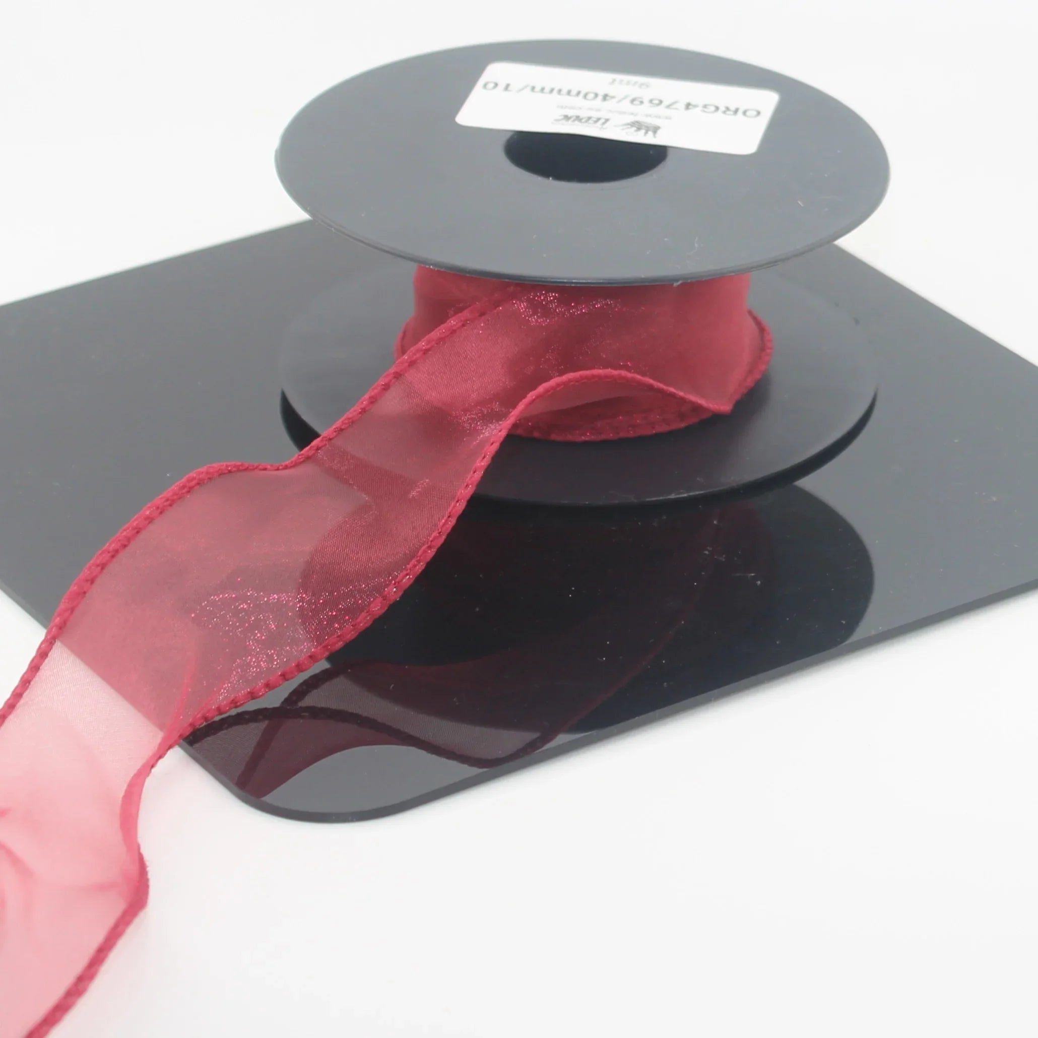 9 meters 40mm Corrugated Organza Ribbon #ORG4769 - ACCESSOIRES LEDUC BV