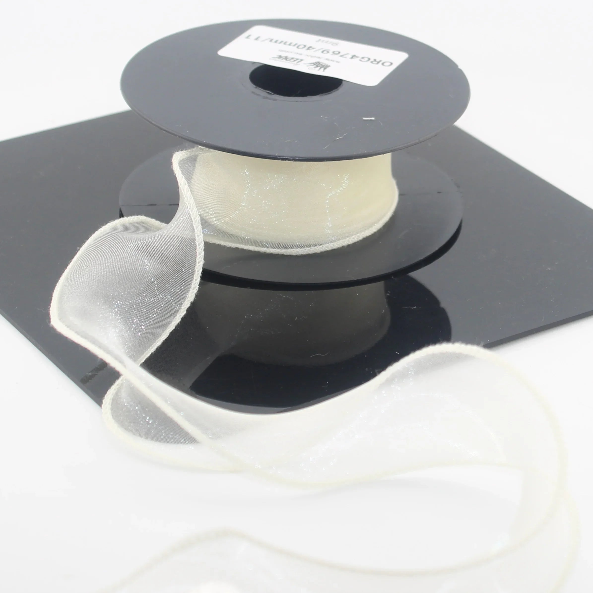 9 meters 40mm Corrugated Organza Ribbon #ORG4769 - ACCESSOIRES LEDUC BV