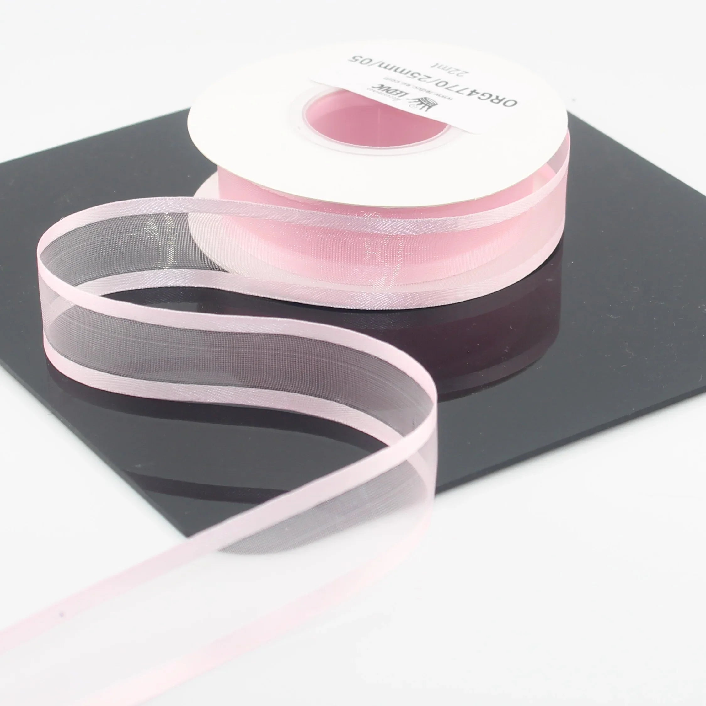 22 meters 25mm Organza Ribbon With Satin Edges #ORG4770 - ACCESSOIRES LEDUC BV