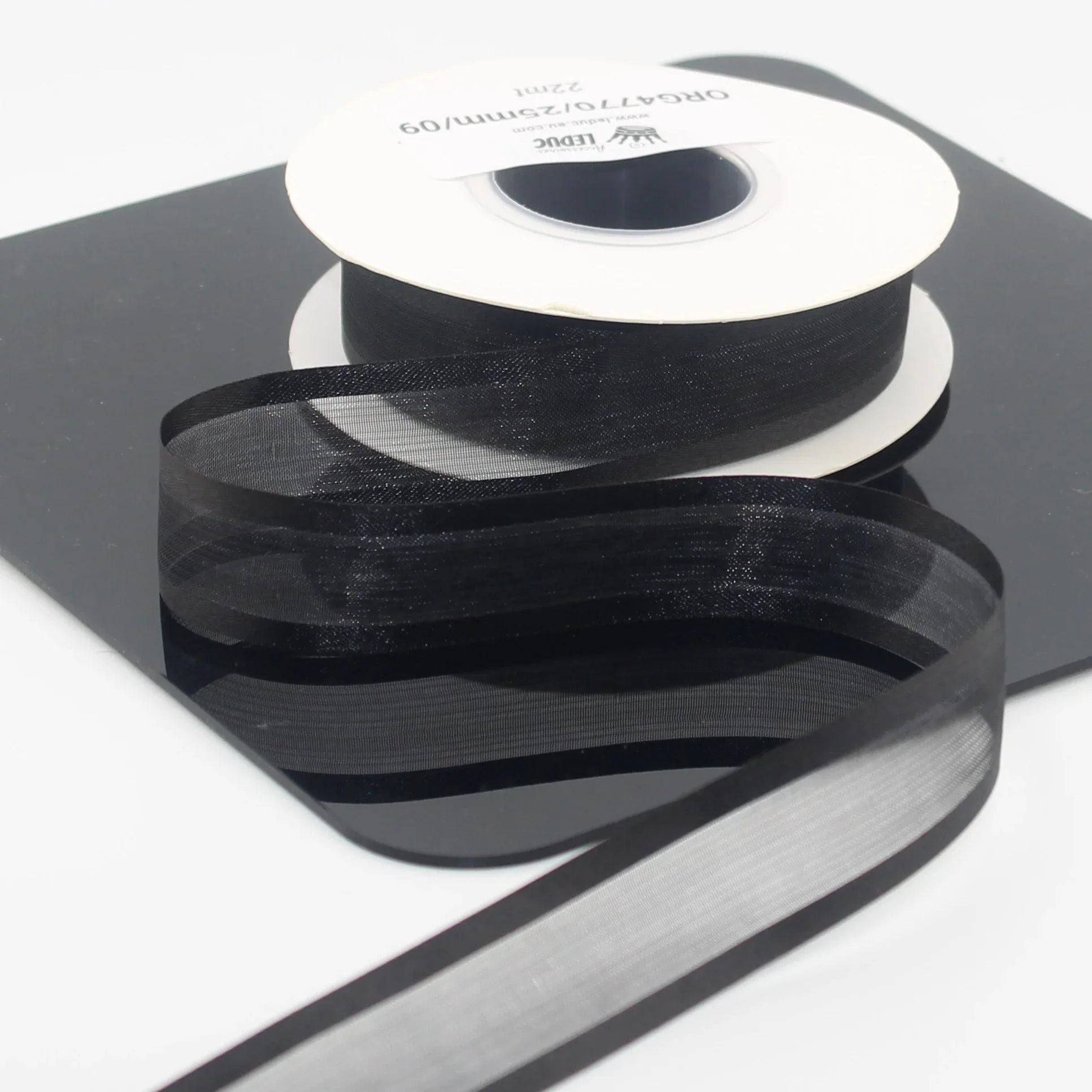 22 meters 25mm Organza Ribbon With Satin Edges #ORG4770 - ACCESSOIRES LEDUC BV