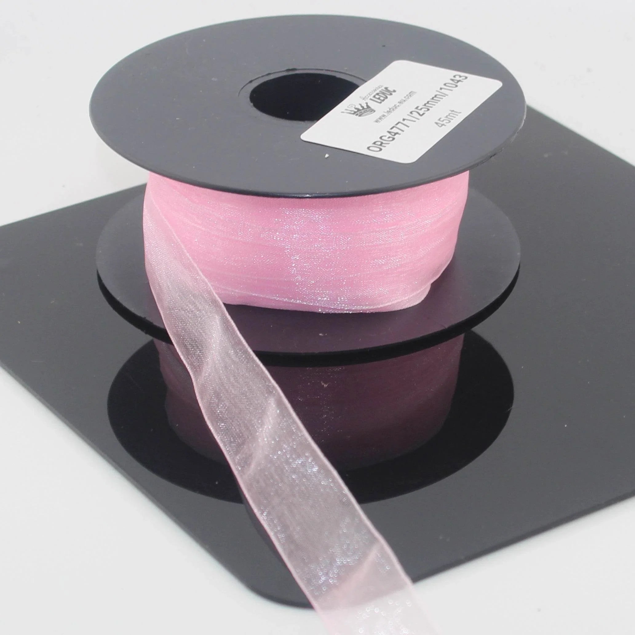 45 meters Organza Ribbon available in 20mm or 40mm ref #ORG4771 - ACCESSOIRES LEDUC BV