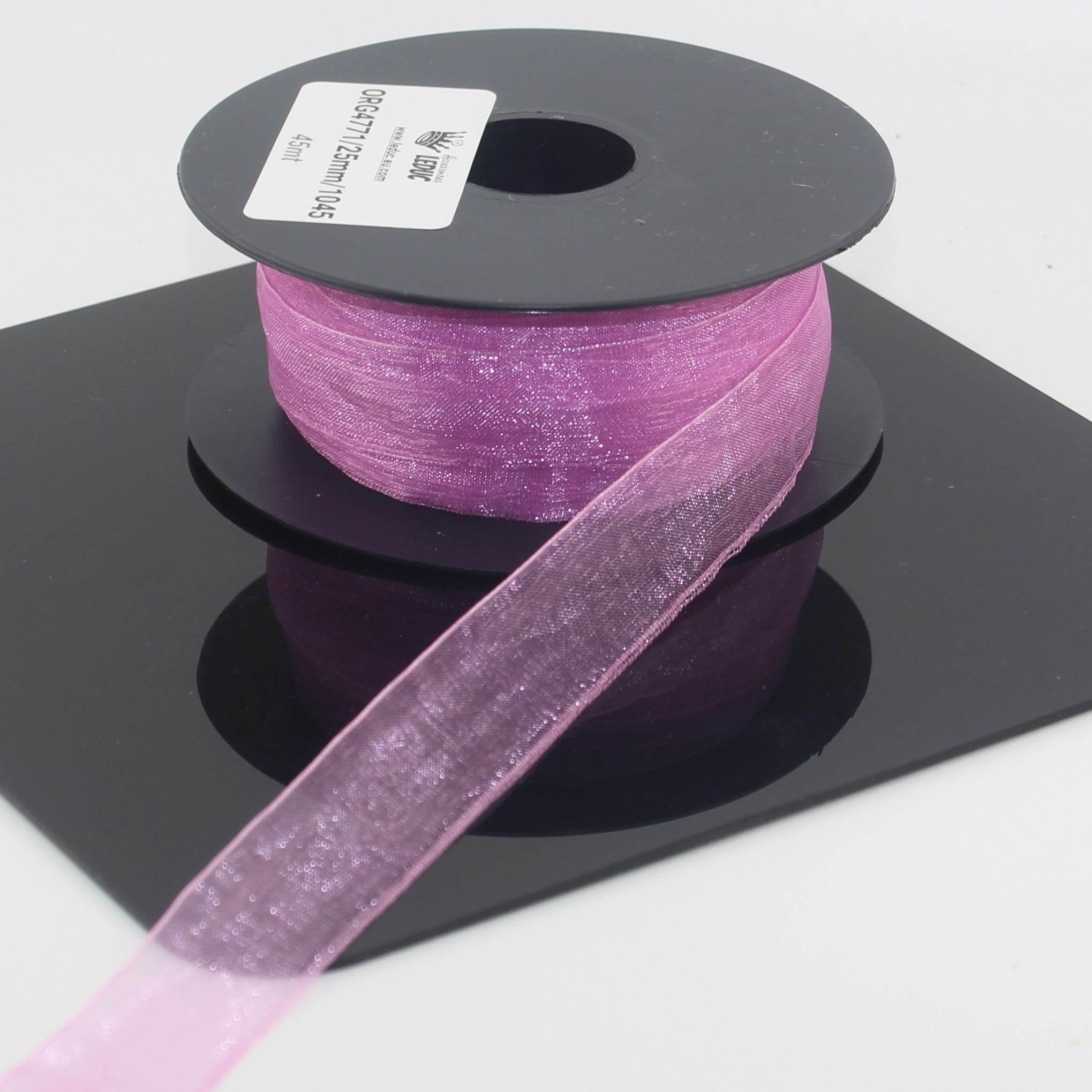45 meters Organza Ribbon available in 20mm or 40mm ref #ORG4771 - ACCESSOIRES LEDUC BV
