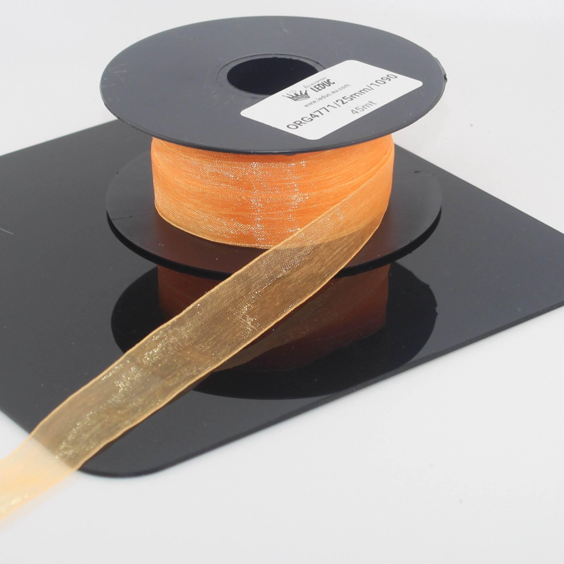 45 meters Organza Ribbon available in 20mm or 40mm ref #ORG4771 - ACCESSOIRES LEDUC BV