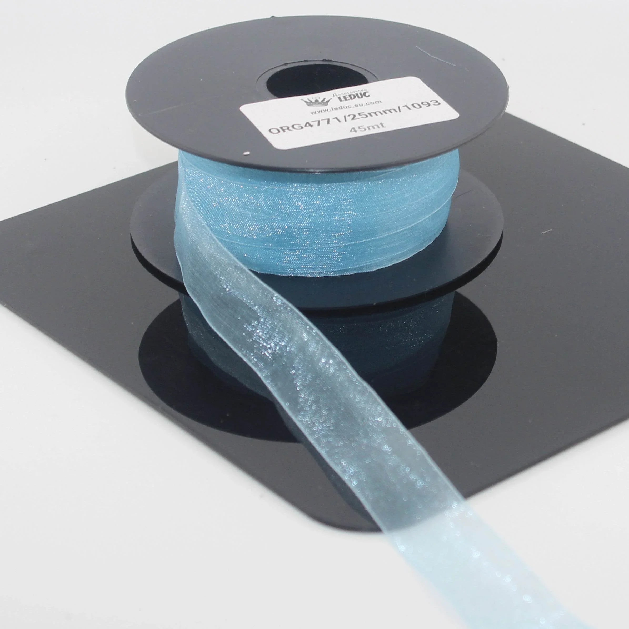 45 meters Organza Ribbon available in 20mm or 40mm ref #ORG4771 - ACCESSOIRES LEDUC BV