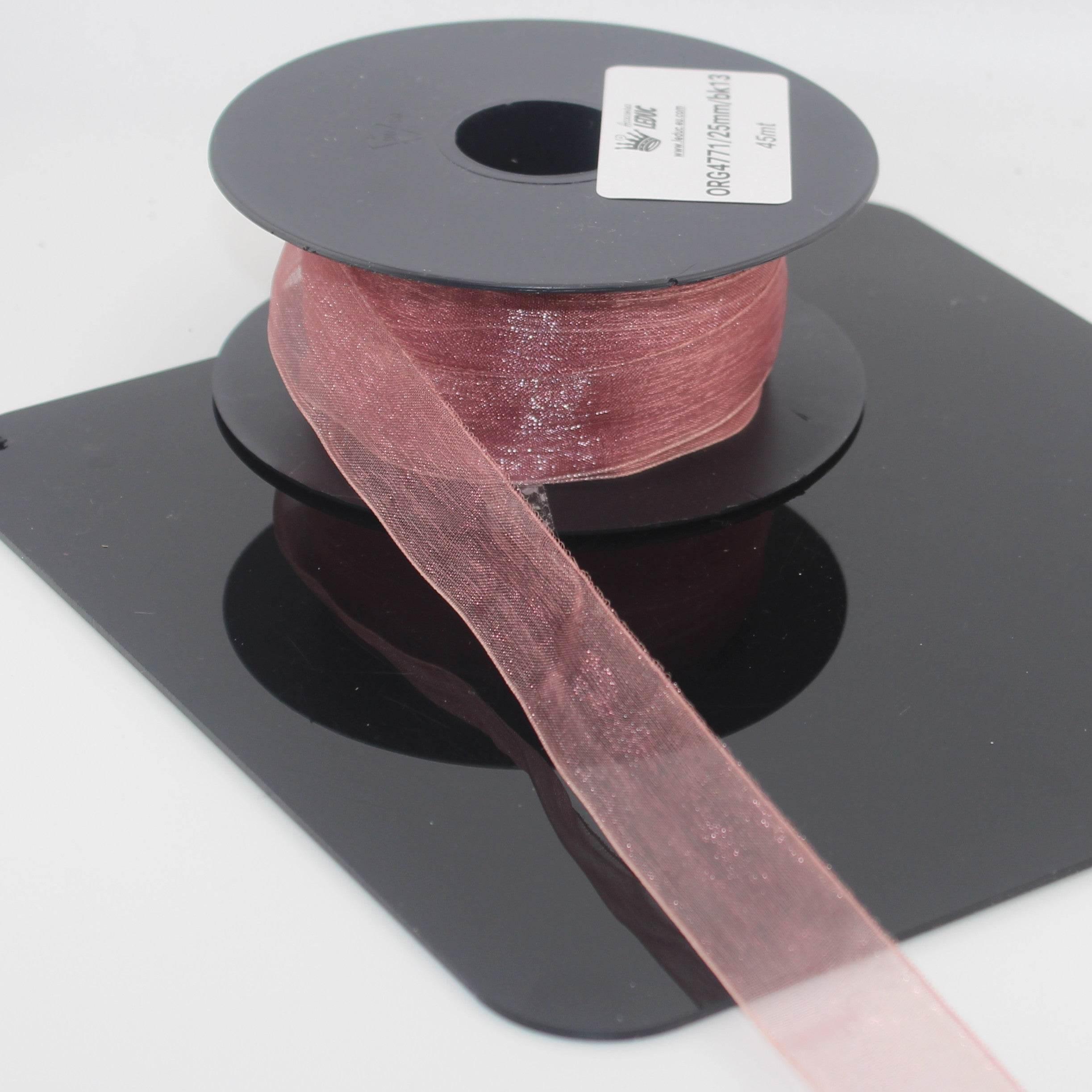 45 meters Organza Ribbon available in 20mm or 40mm ref #ORG4771 - ACCESSOIRES LEDUC BV