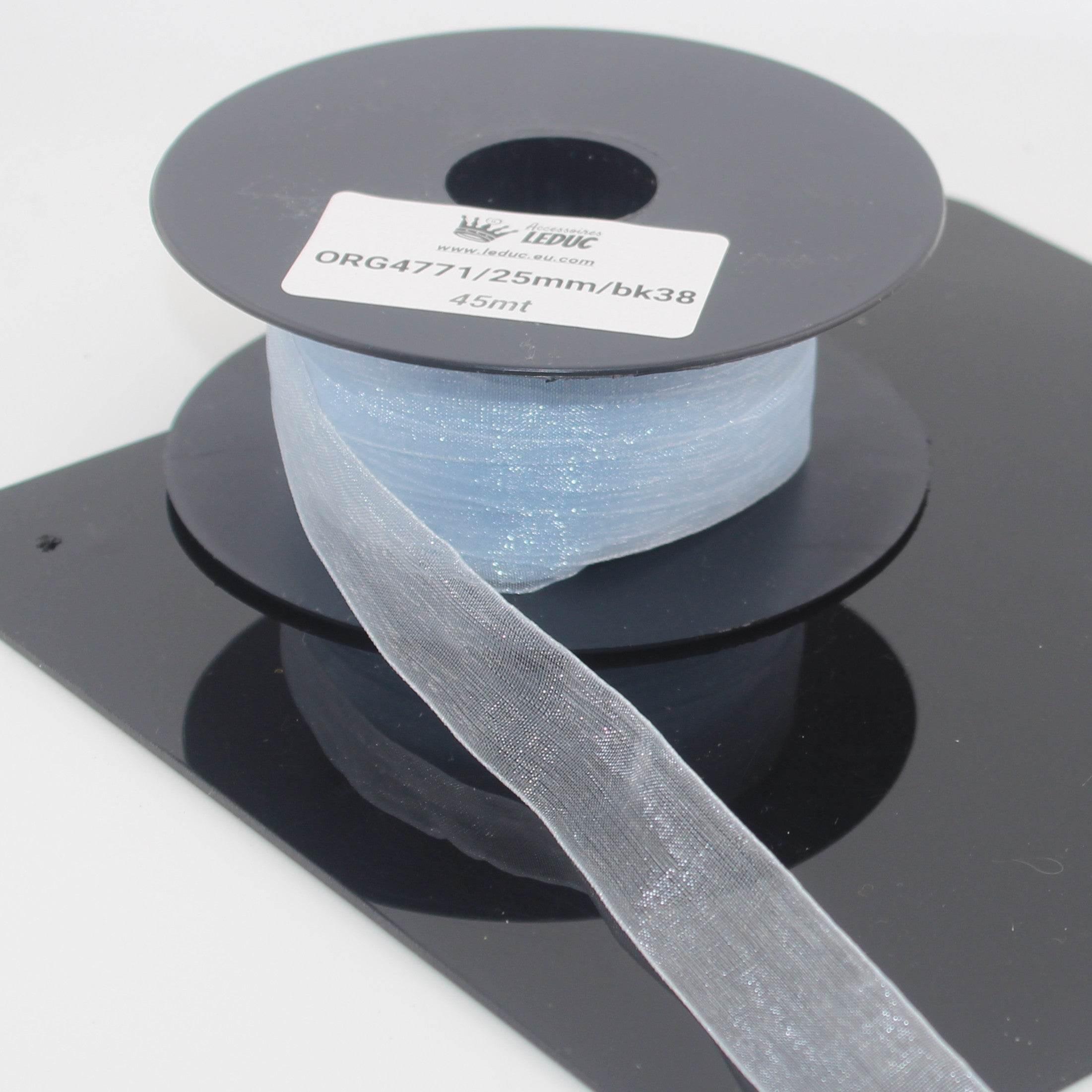 45 meters Organza Ribbon available in 20mm or 40mm ref #ORG4771 - ACCESSOIRES LEDUC BV