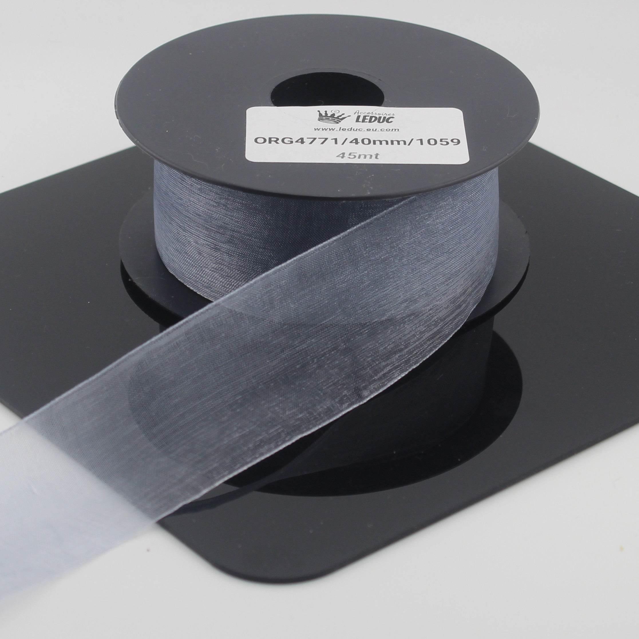 45 meters Organza Ribbon available in 20mm or 40mm ref #ORG4771 - ACCESSOIRES LEDUC BV