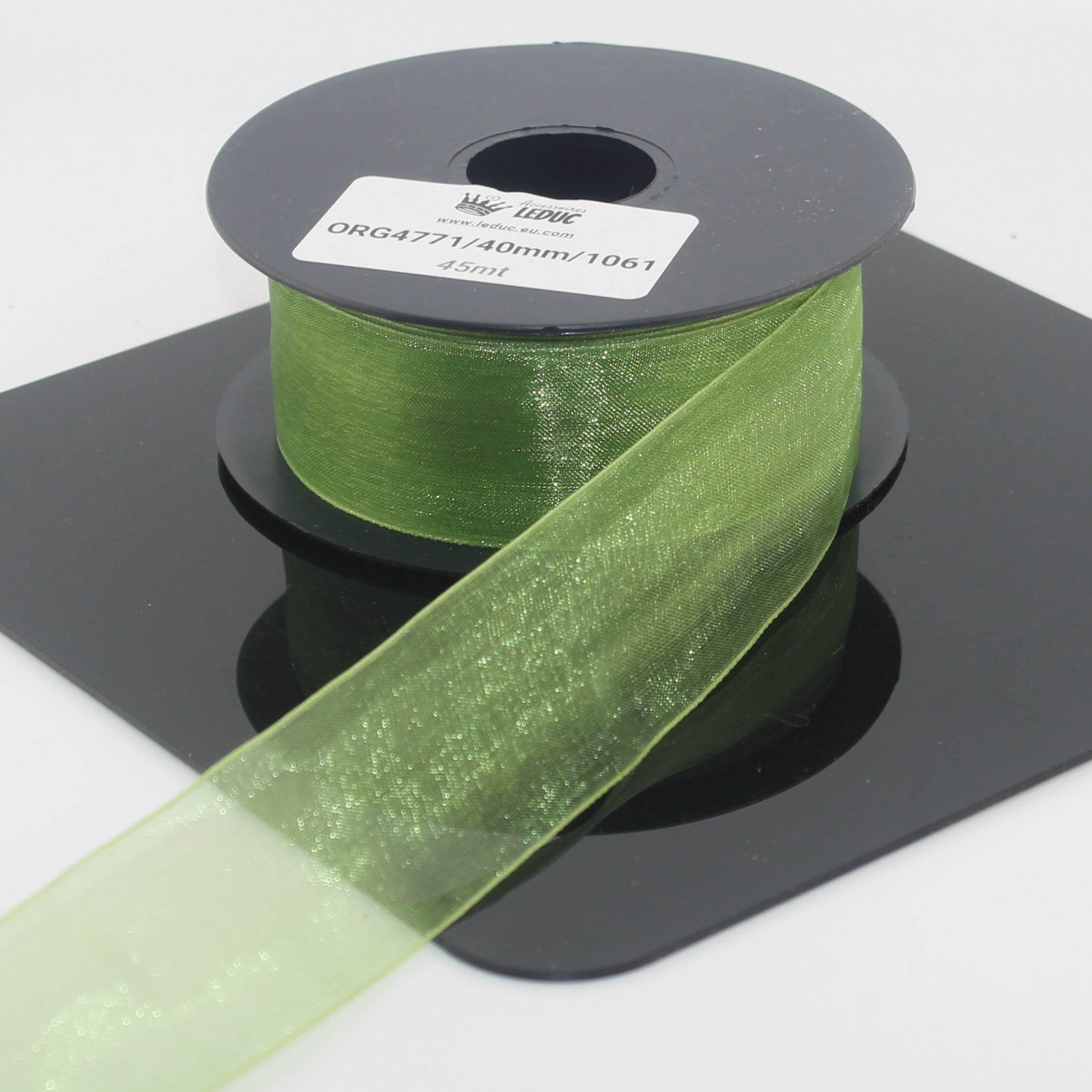 45 meters Organza Ribbon available in 20mm or 40mm ref #ORG4771 - ACCESSOIRES LEDUC BV