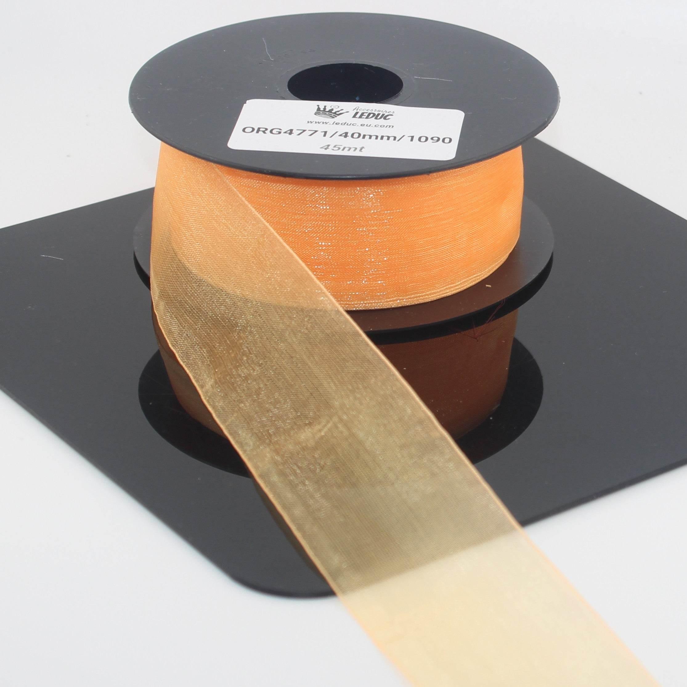 45 meters Organza Ribbon available in 20mm or 40mm ref #ORG4771 - ACCESSOIRES LEDUC BV