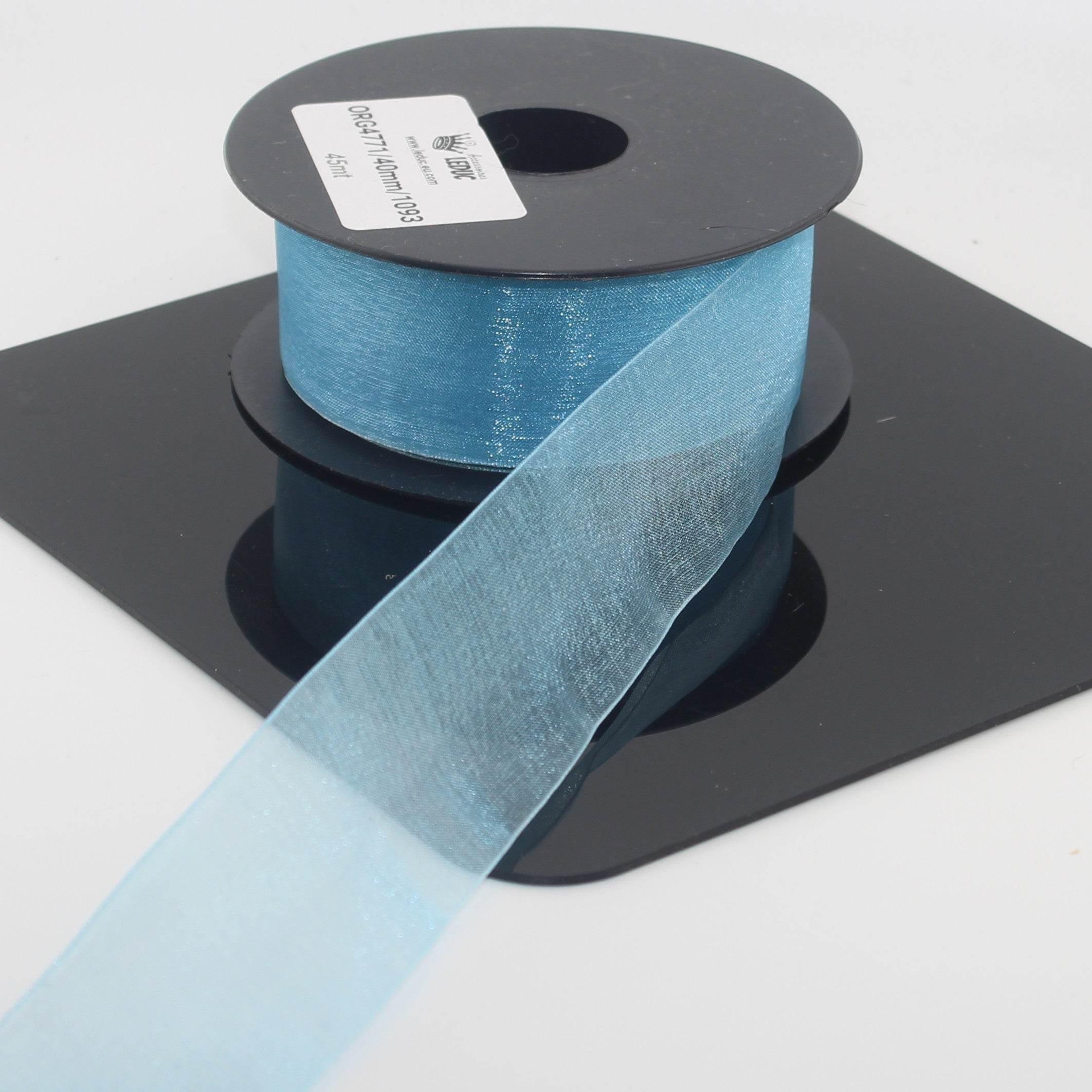 45 meters Organza Ribbon available in 20mm or 40mm ref #ORG4771 - ACCESSOIRES LEDUC BV