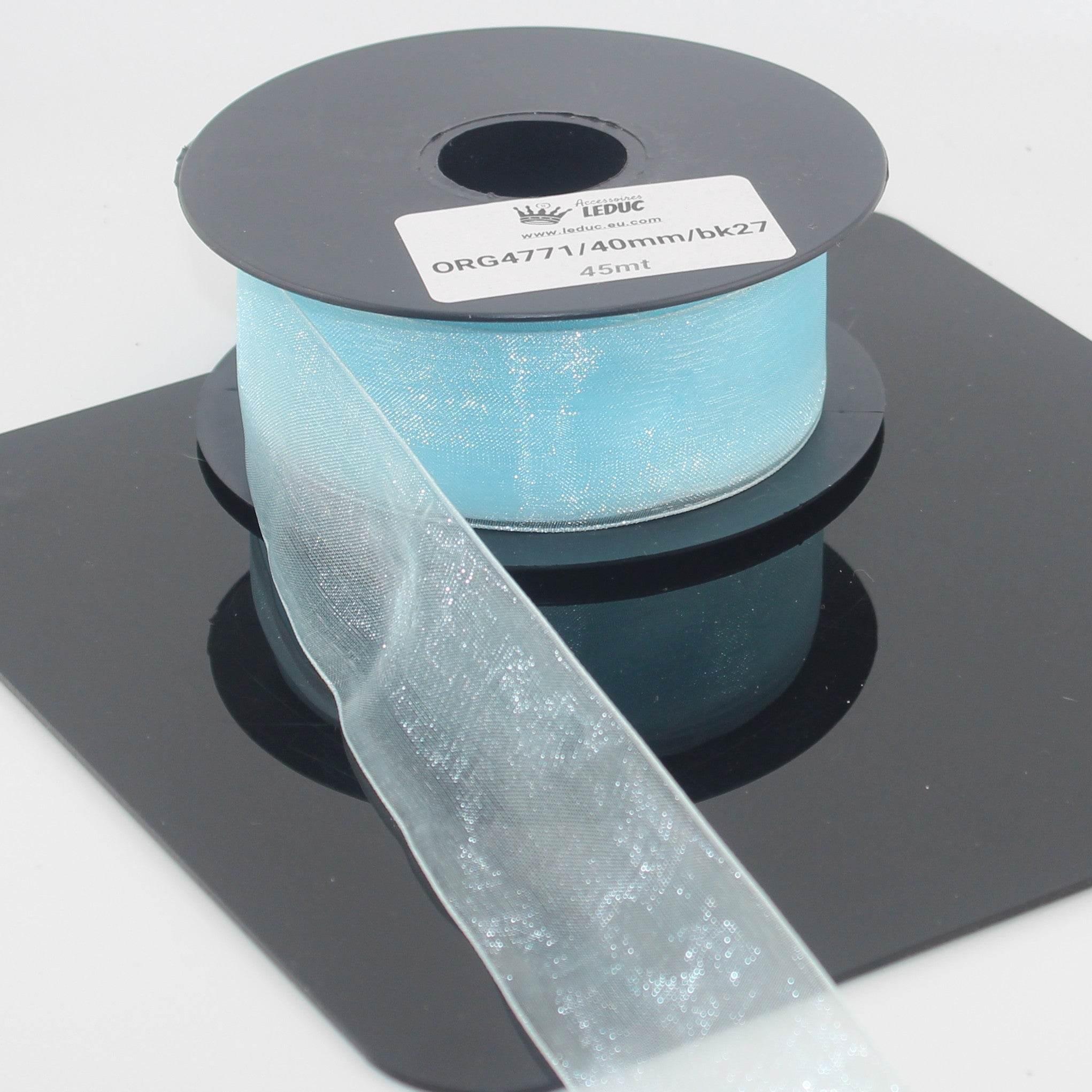 45 meters Organza Ribbon available in 20mm or 40mm ref #ORG4771 - ACCESSOIRES LEDUC BV