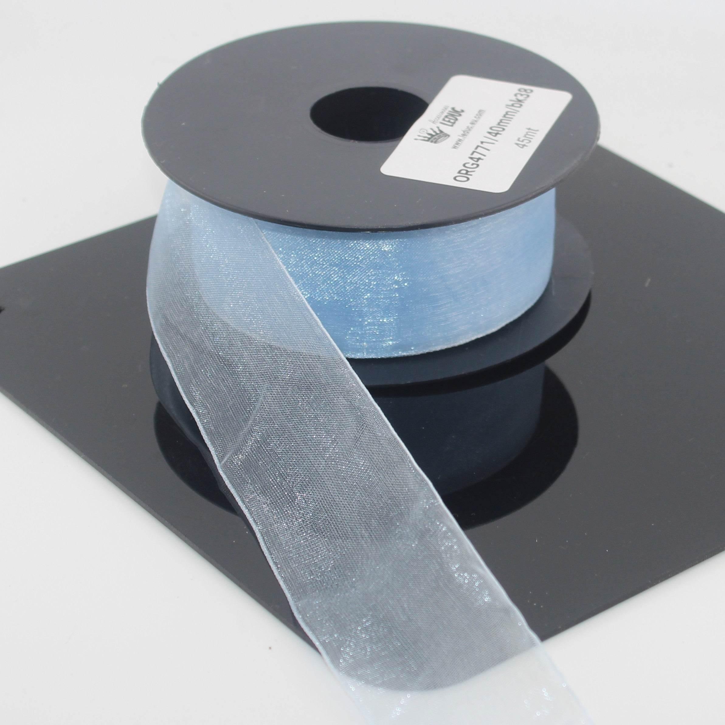 45 meters Organza Ribbon available in 20mm or 40mm ref #ORG4771 - ACCESSOIRES LEDUC BV
