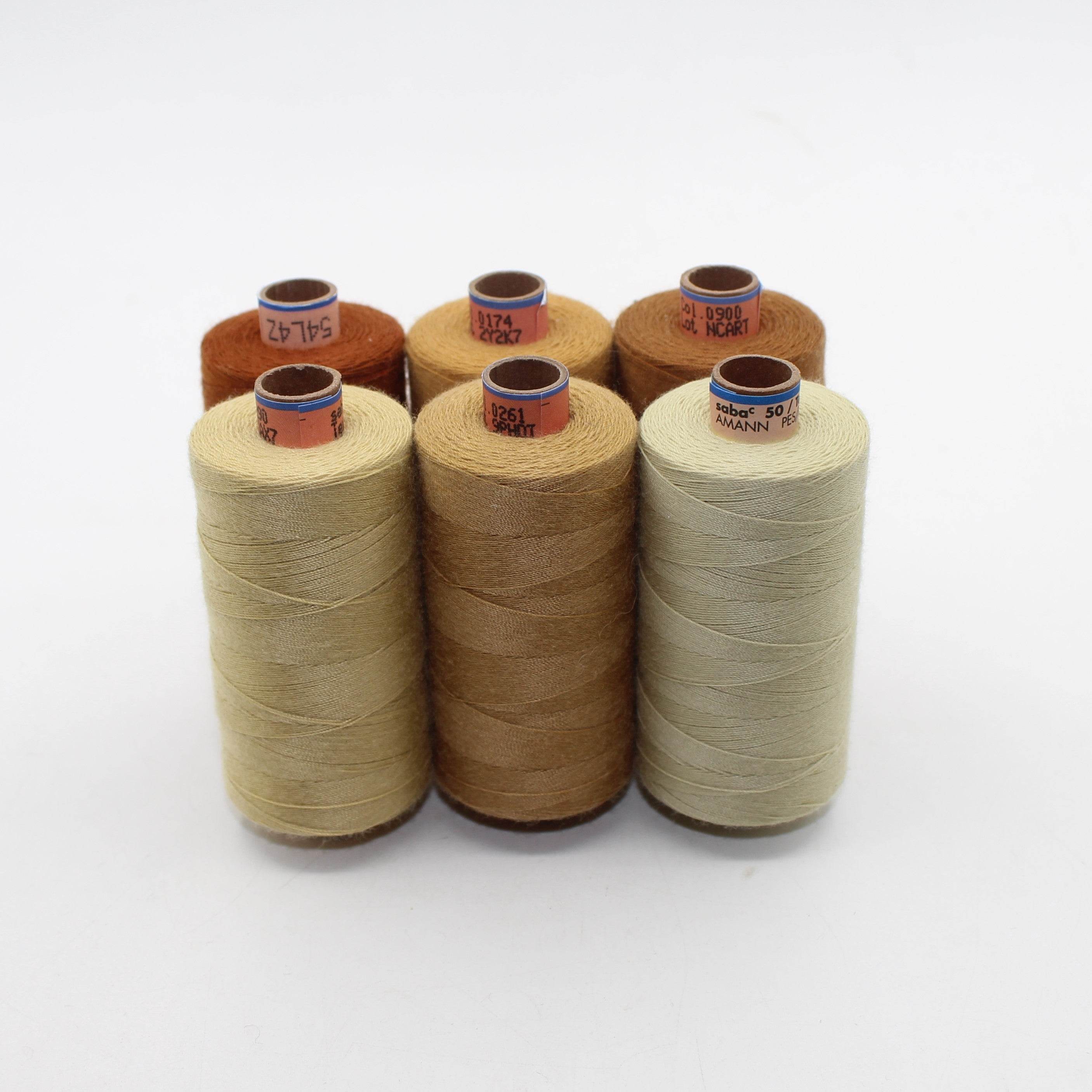 Amann Saba 50 TEX 60 - 500 meter - Polyvalent Thread / Yarn for zipper seams, jeans topstitching, or stitches where strength is important.
