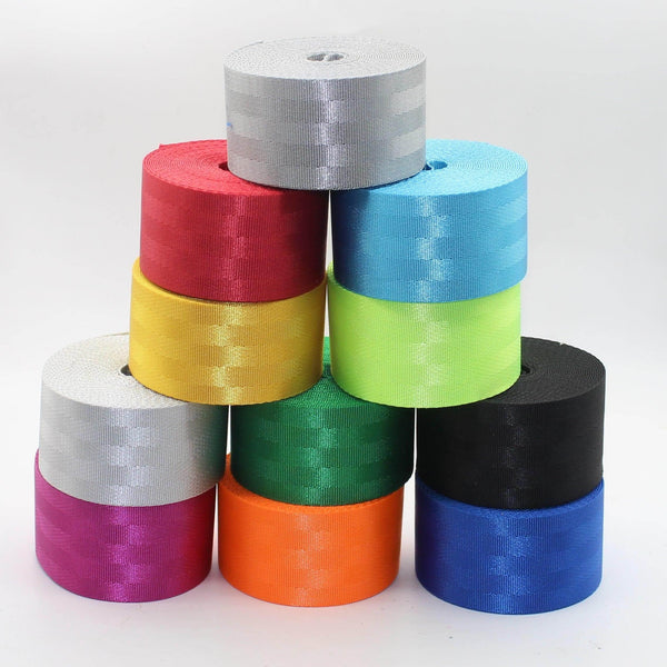 5 meters Safety Belt Style Colourful Webbing, 50mm #RUB3560 - ACCESSOIRES LEDUC BV