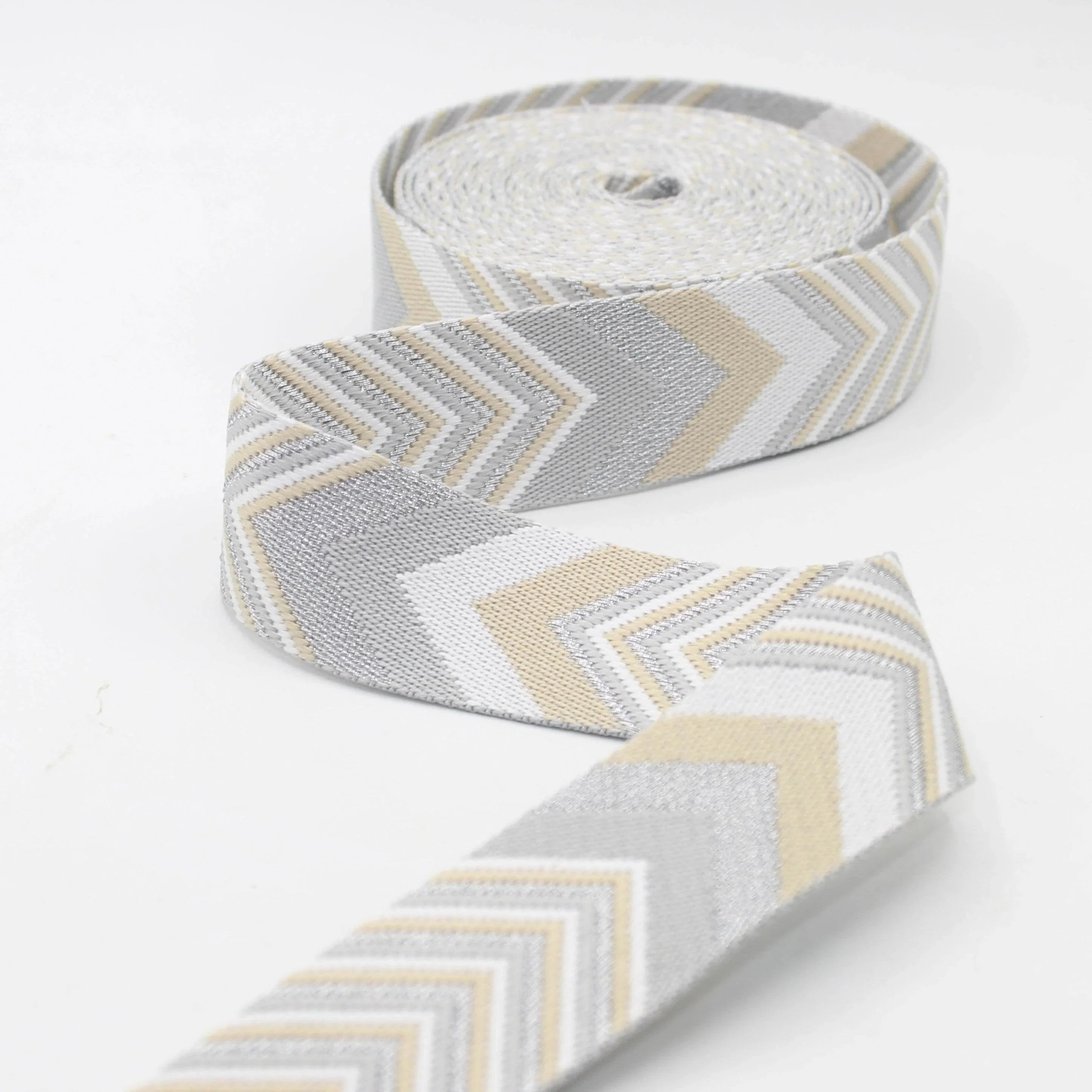 5 meters Ethnic Arrows 38mm Webbing #RUB3565 - ACCESSOIRES LEDUC BV