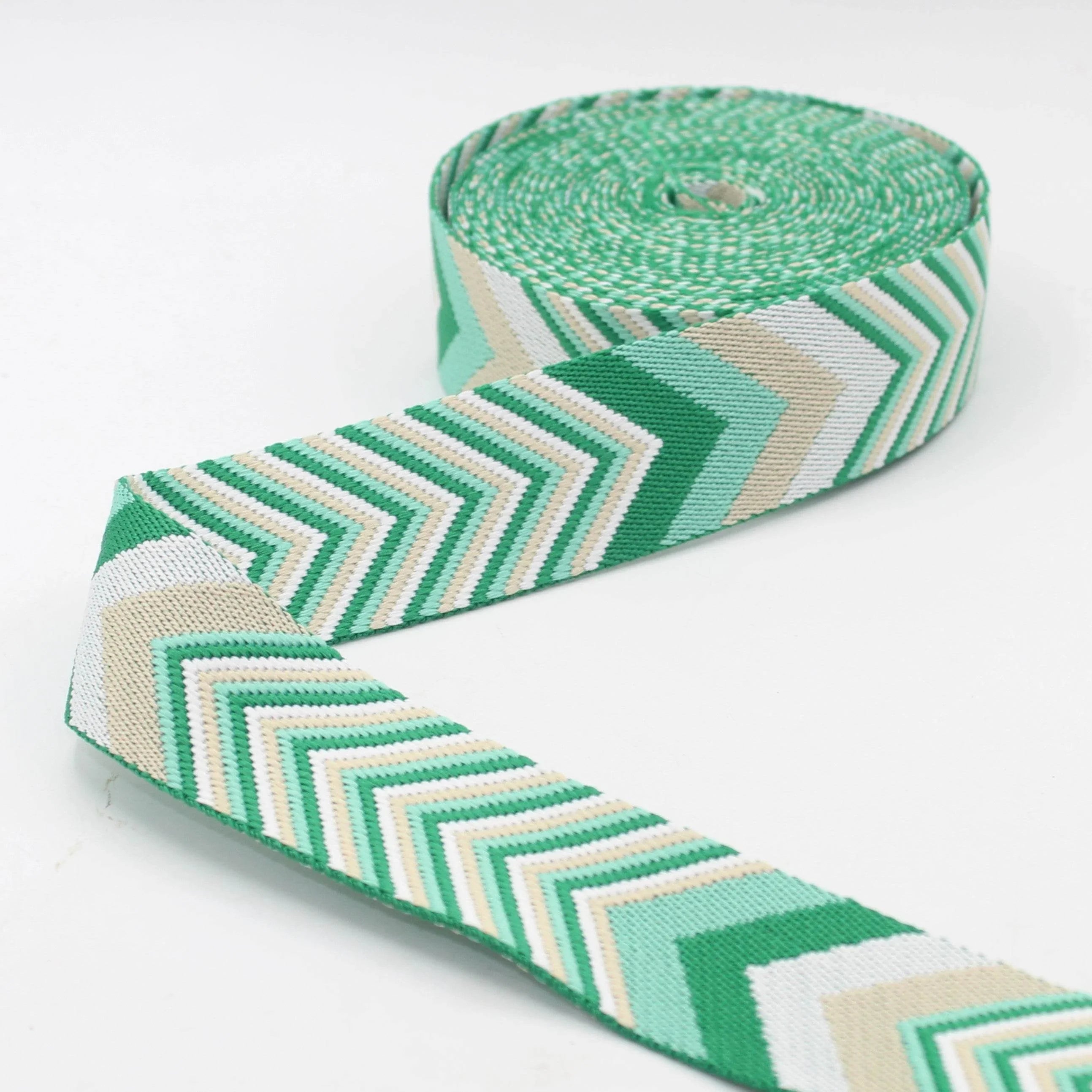 5 meters Ethnic Arrows 38mm Webbing #RUB3565 - ACCESSOIRES LEDUC BV