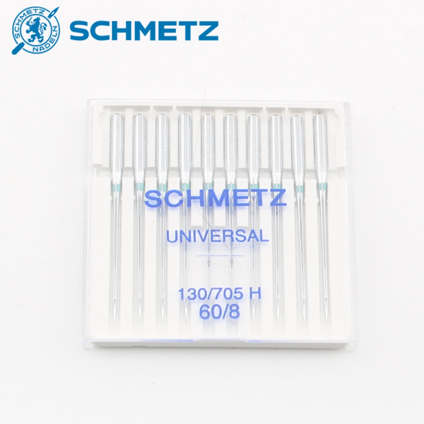 Blister of 10 SCHMETZ Quality Universal Sewing Machine Needles available in different sizes options