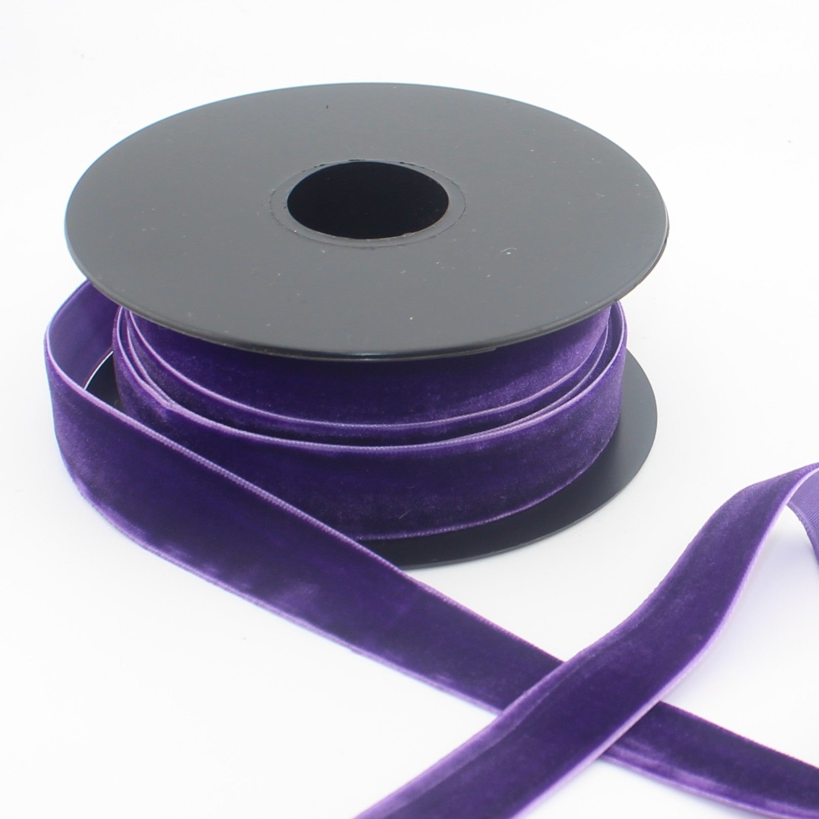 10 Meters Velvet Ribbon, size 10, 15, 20,25,32 or 50mm - 100% Polyester, High Quality #VEL1510