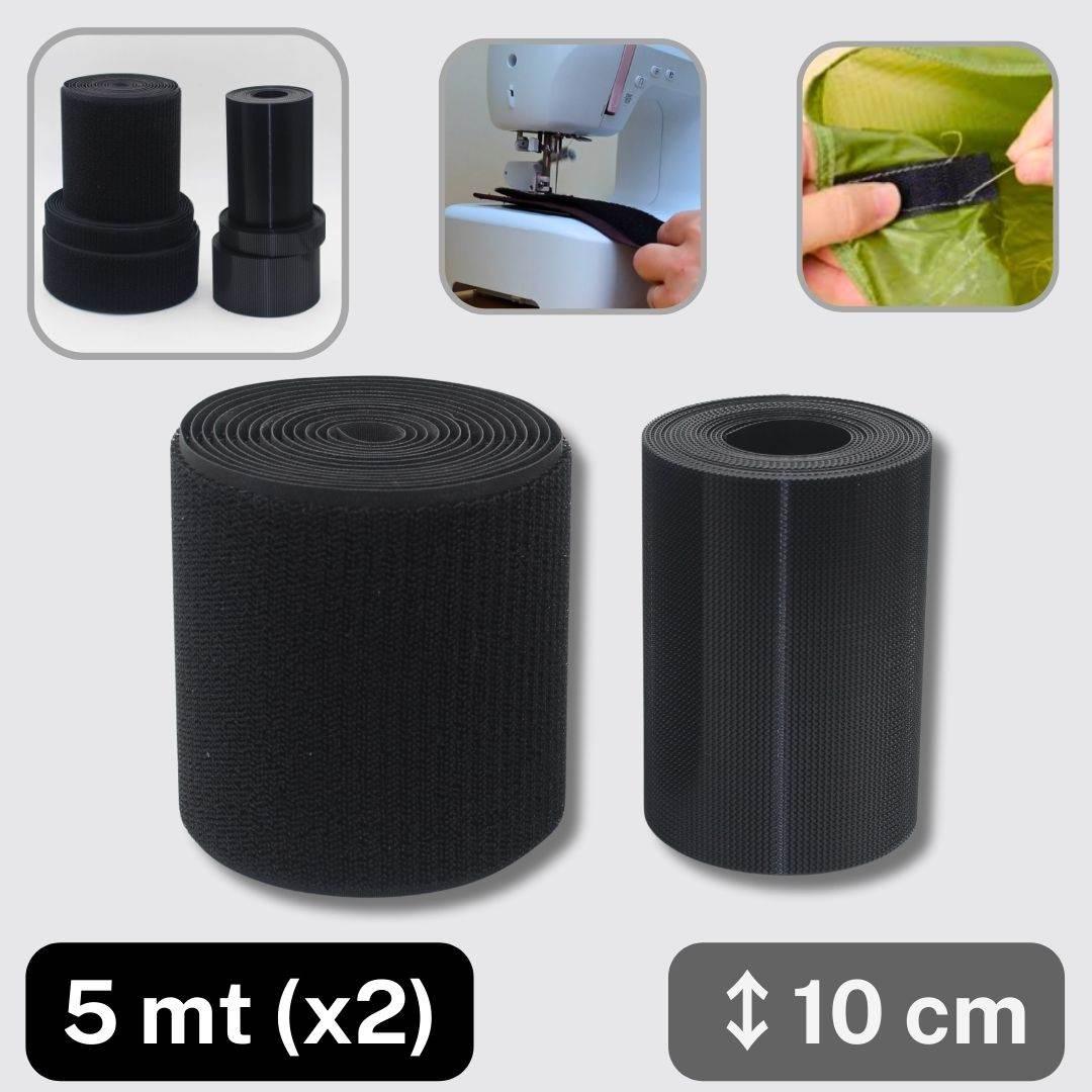 5 meters Super Strong Hook & Loop tape (Velcro type) to sew-on available in 20 50 or 100mm #HNL504 - ACCESSOIRES LEDUC BV