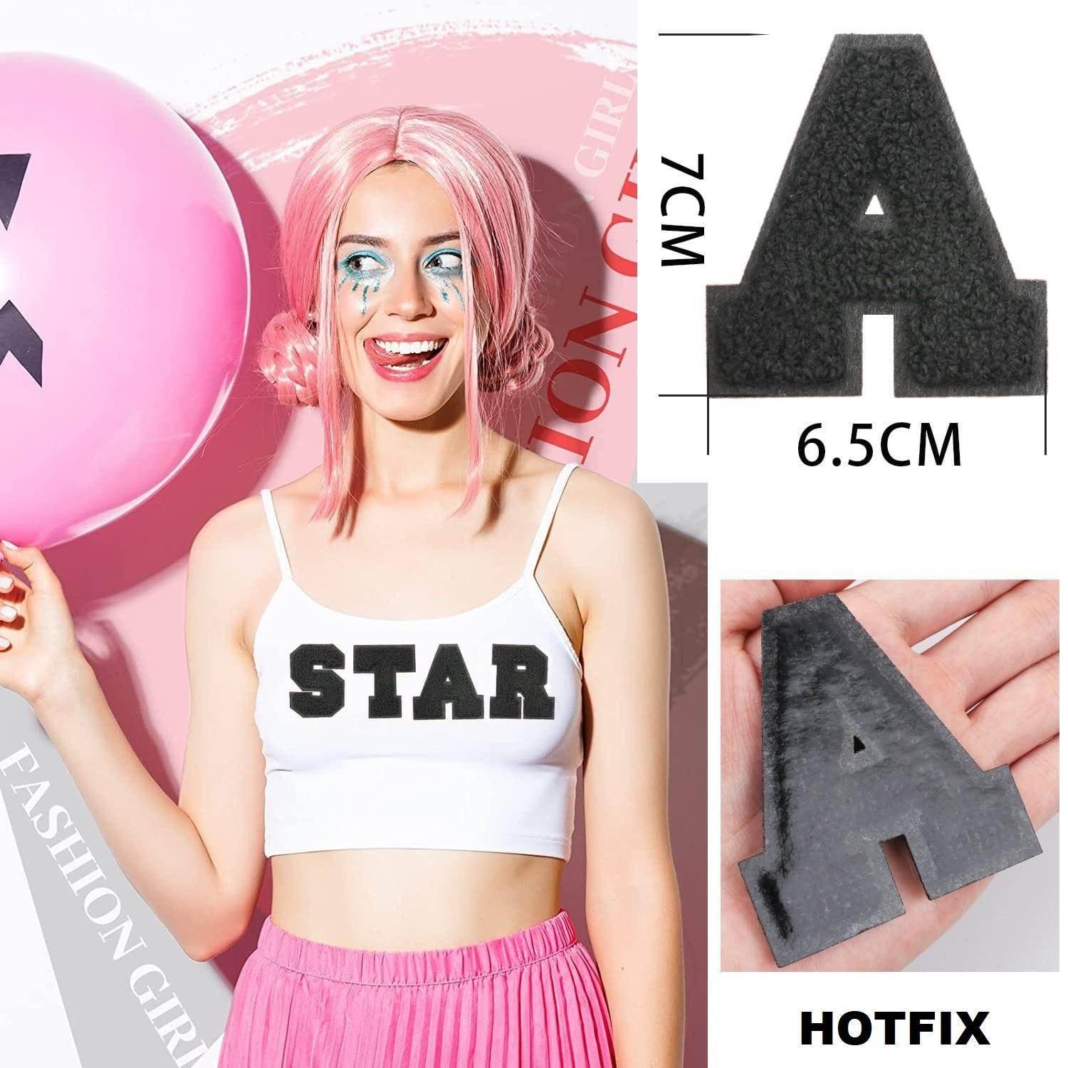 Set of Letters/Numbers Patches to customize your Clothes, Jacket, Bags,etc., Iron-on #HAB1x009 - ACCESSOIRES LEDUC BV