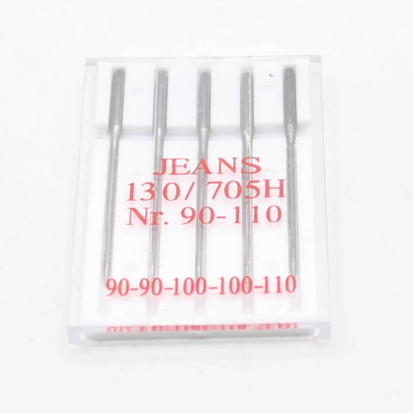 Blister of 5 Sewing Machine Needles for Special Use (Leather, Jeans, Stretch or Jersey) - for Home Sewing Machines - ACCESSOIRES LEDUC BV
