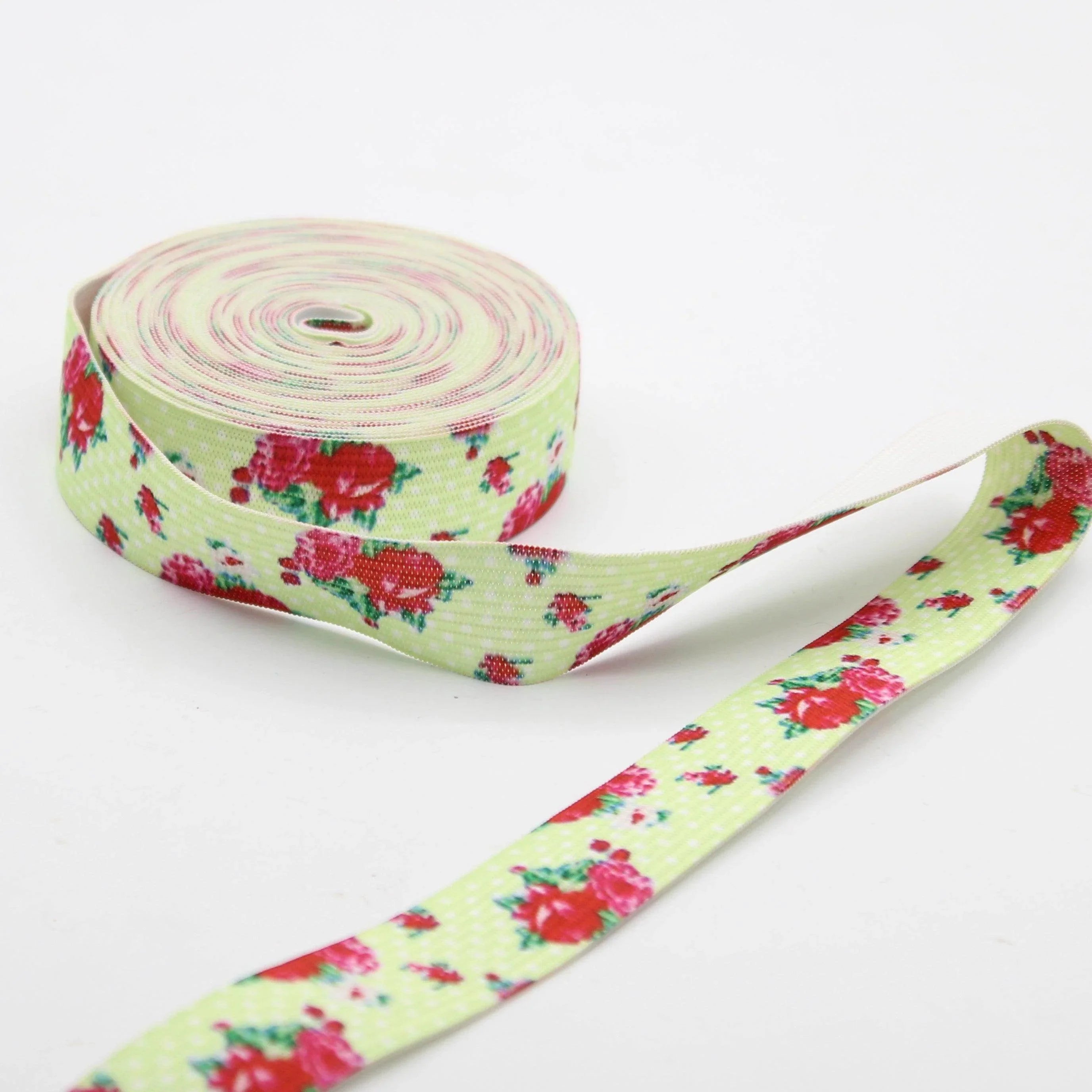 20 meters Printed Elastic 15 25 or 40mm #ELA3520 - ACCESSOIRES LEDUC BV