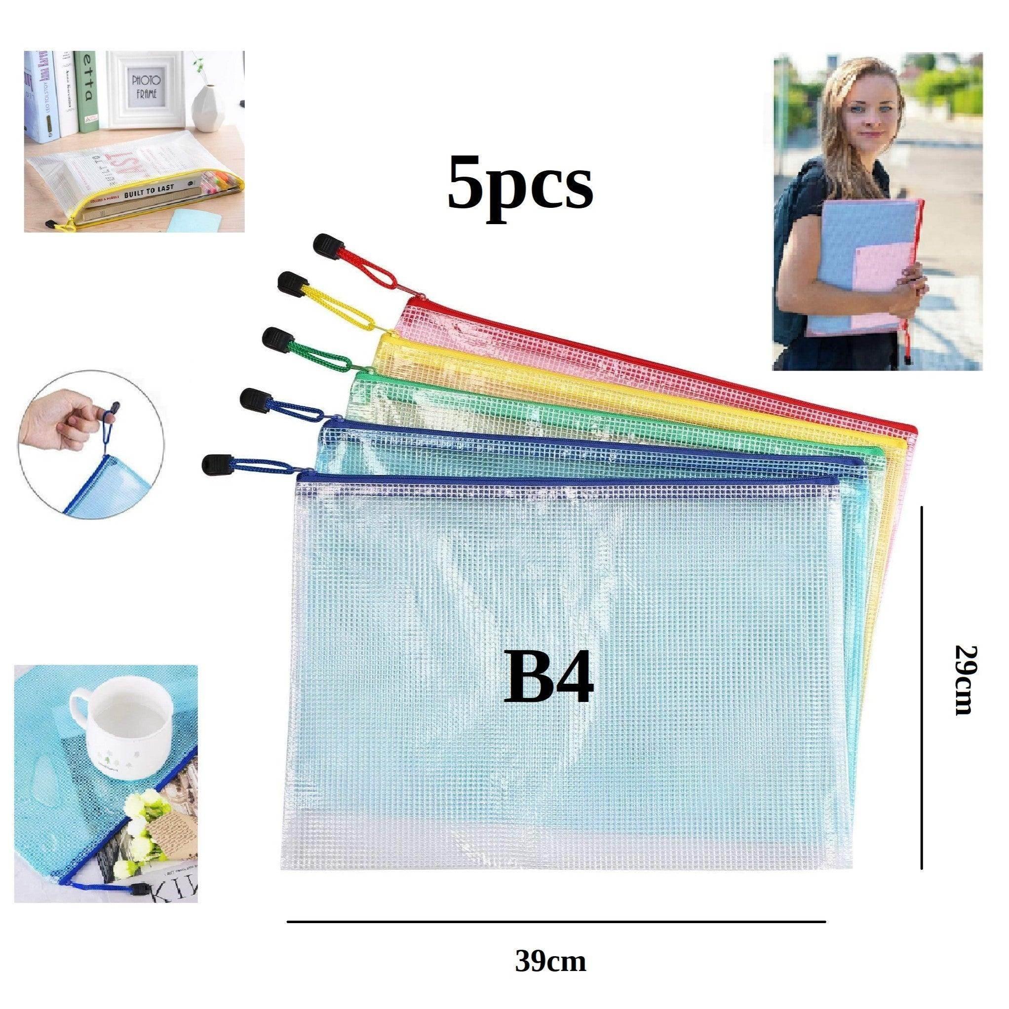 Set of Pouches (random colours) with zip, waterproof #HAB1x013 - ACCESSOIRES LEDUC BV
