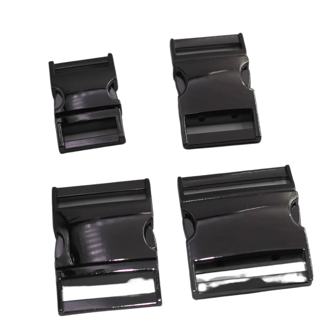 Set of 2 Metallic Clipsable Buckles available in 20mm, 25mm, 32mm or 38mm (in color Gold, Gunmetal, Mat Black, Pink Gold or Silver) #BMEx068 - ACCESSOIRES LEDUC BV