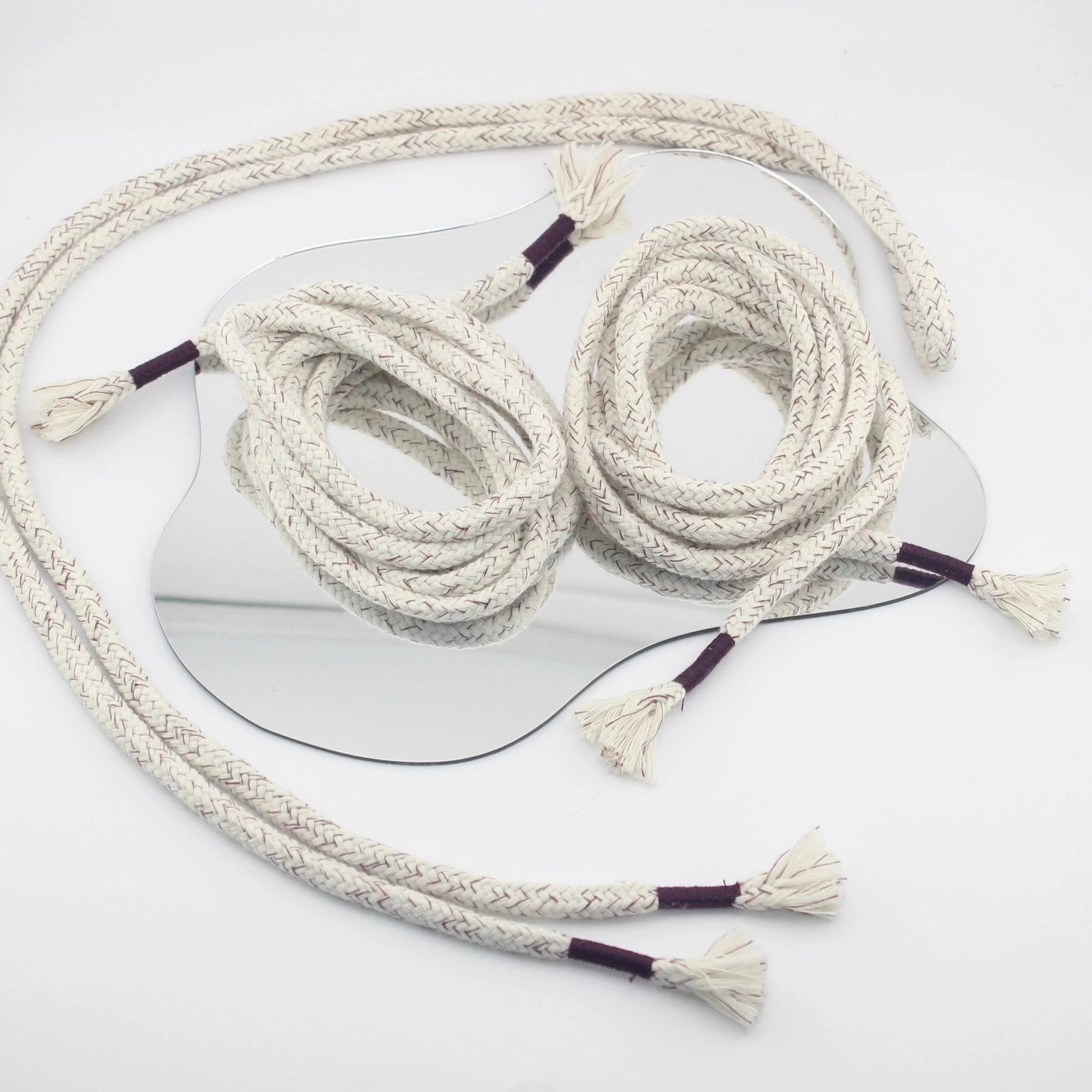 1 piece, 130cm / Ø7MM / Sweater / Trousers Cord with Fancy Tassel Cord Ends #COR4006 - ACCESSOIRES LEDUC BV