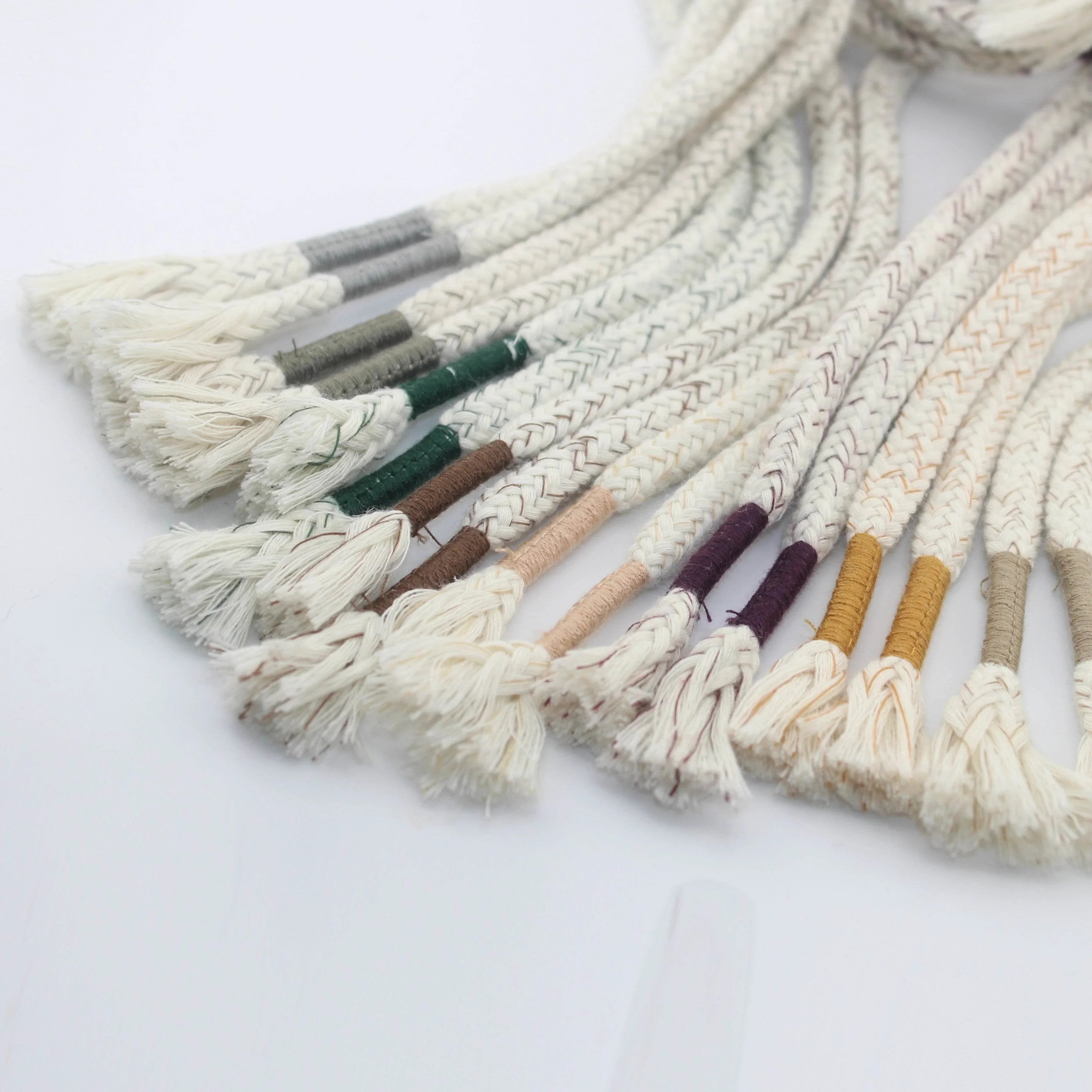 1 piece, 130cm / Ø7MM / Sweater / Trousers Cord with Fancy Tassel Cord Ends #COR4006 - ACCESSOIRES LEDUC BV